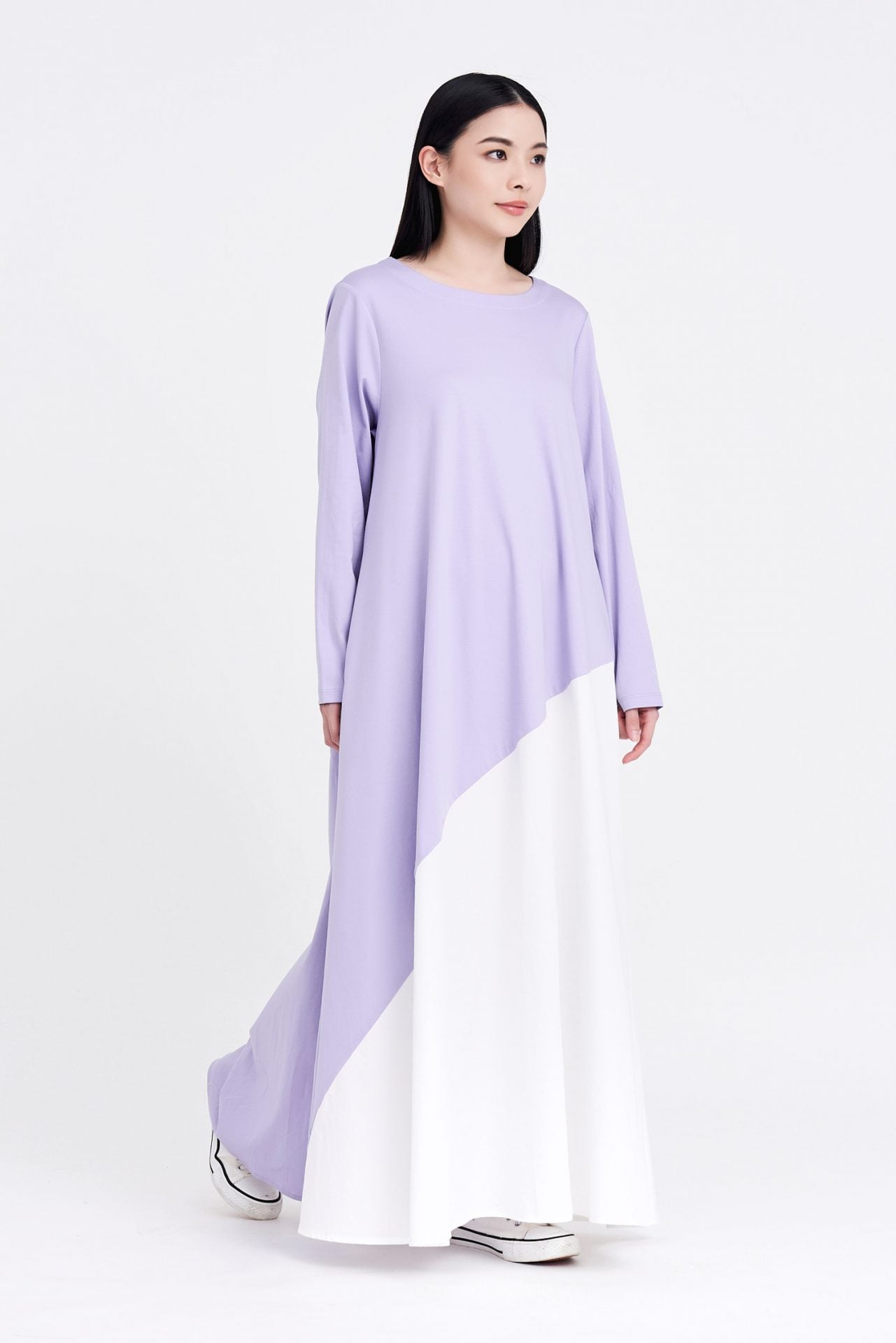 Asymmetric Colourblock Dress