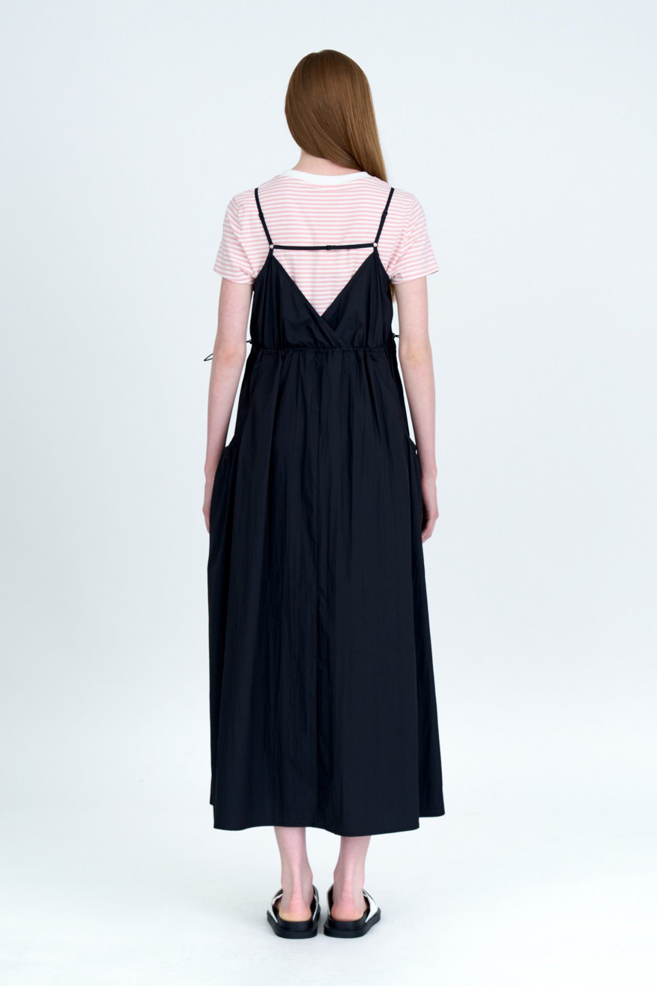 Gathered Flare Dress