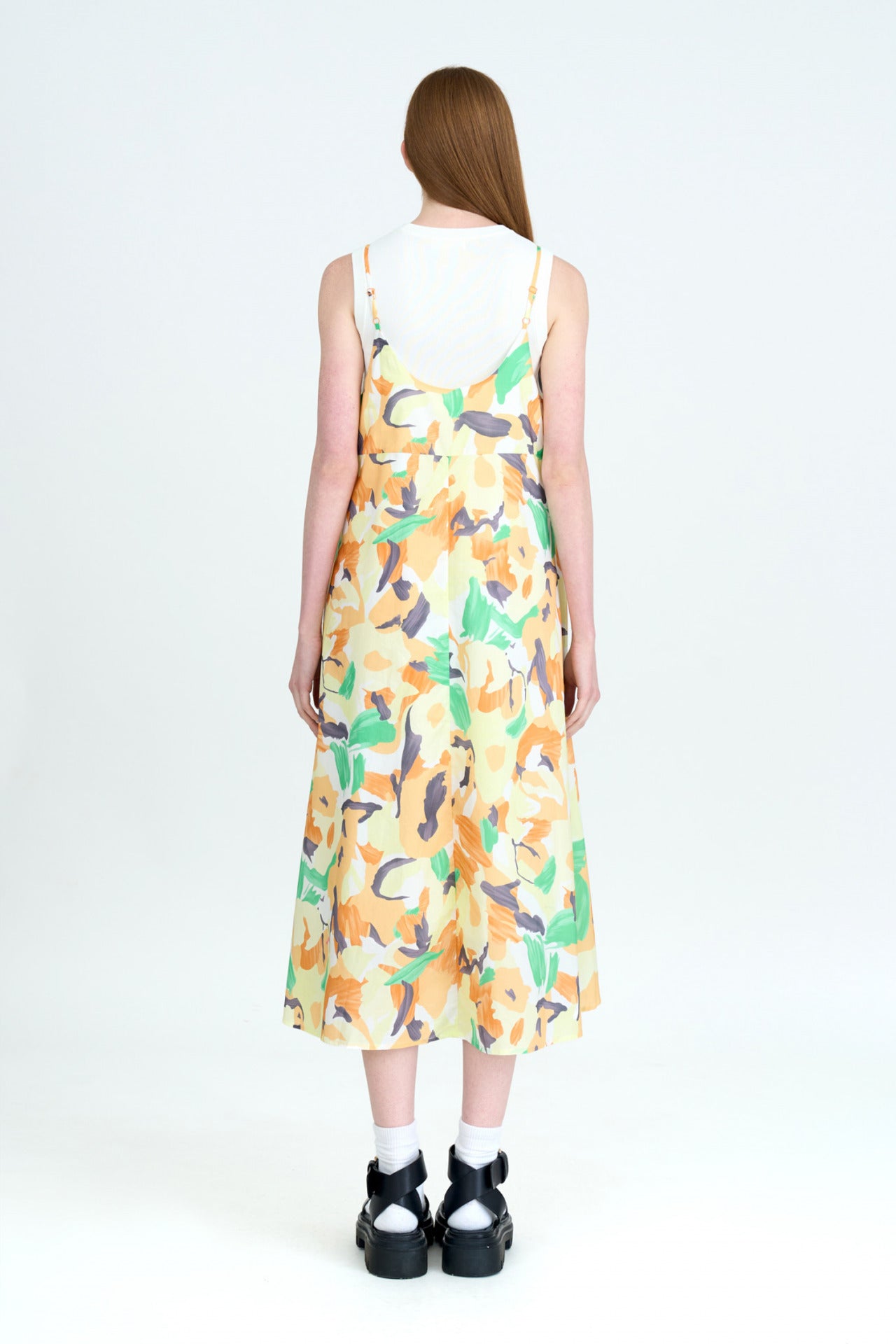 Floral Camisole Dress - Floral Canary