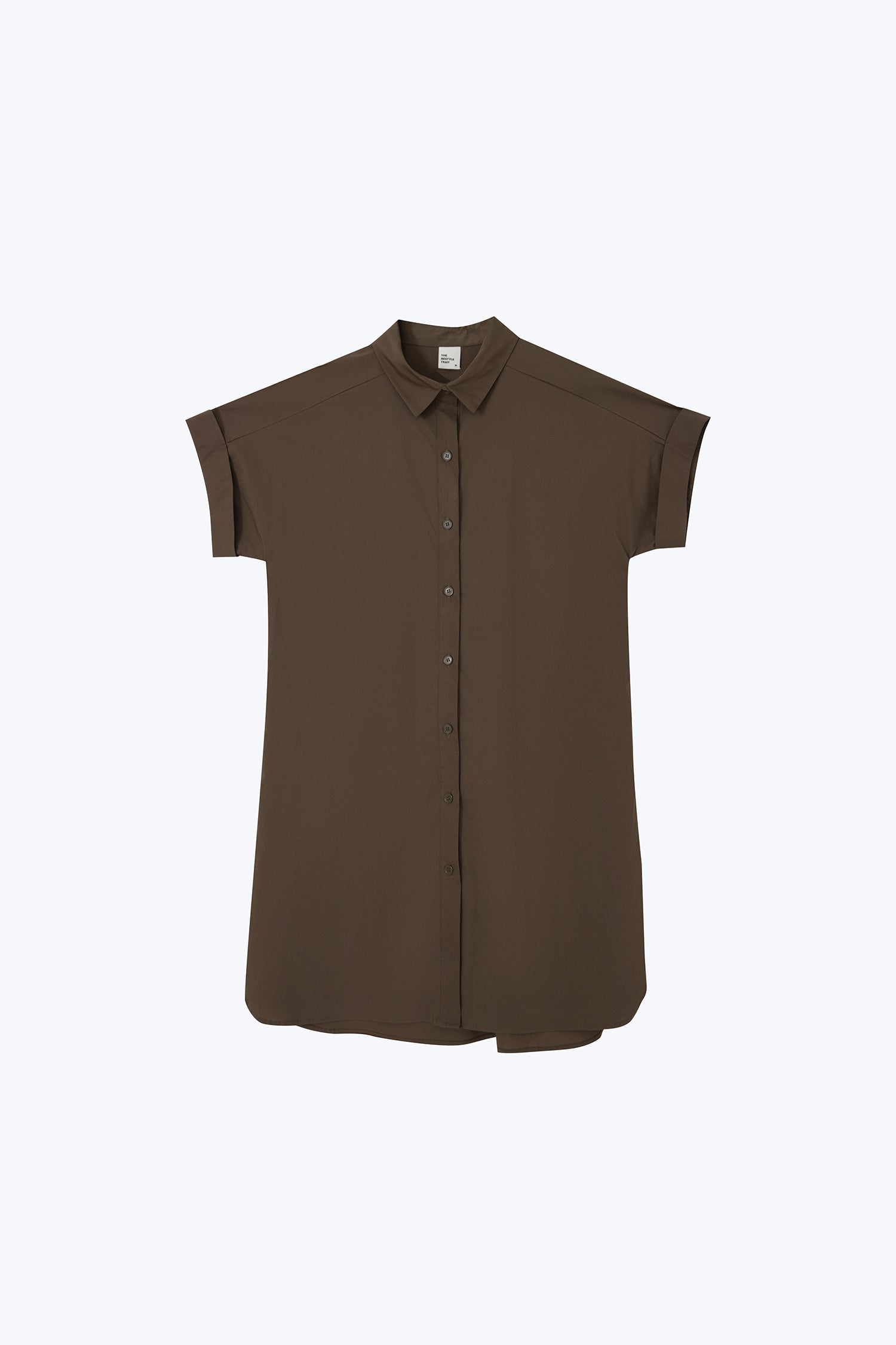 Button Up Dress - Army Green