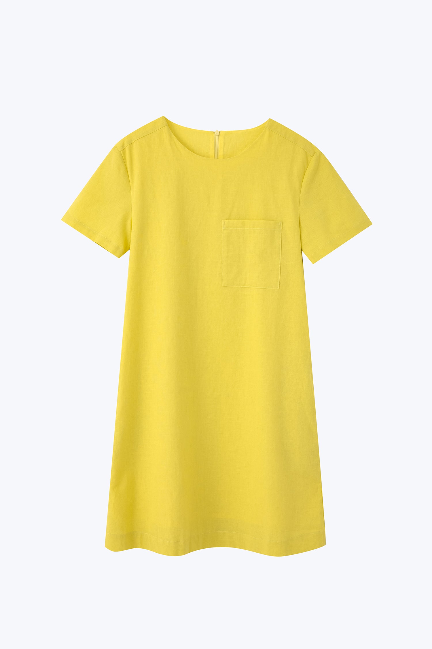 Short Sleeve Dress - Chartreuse