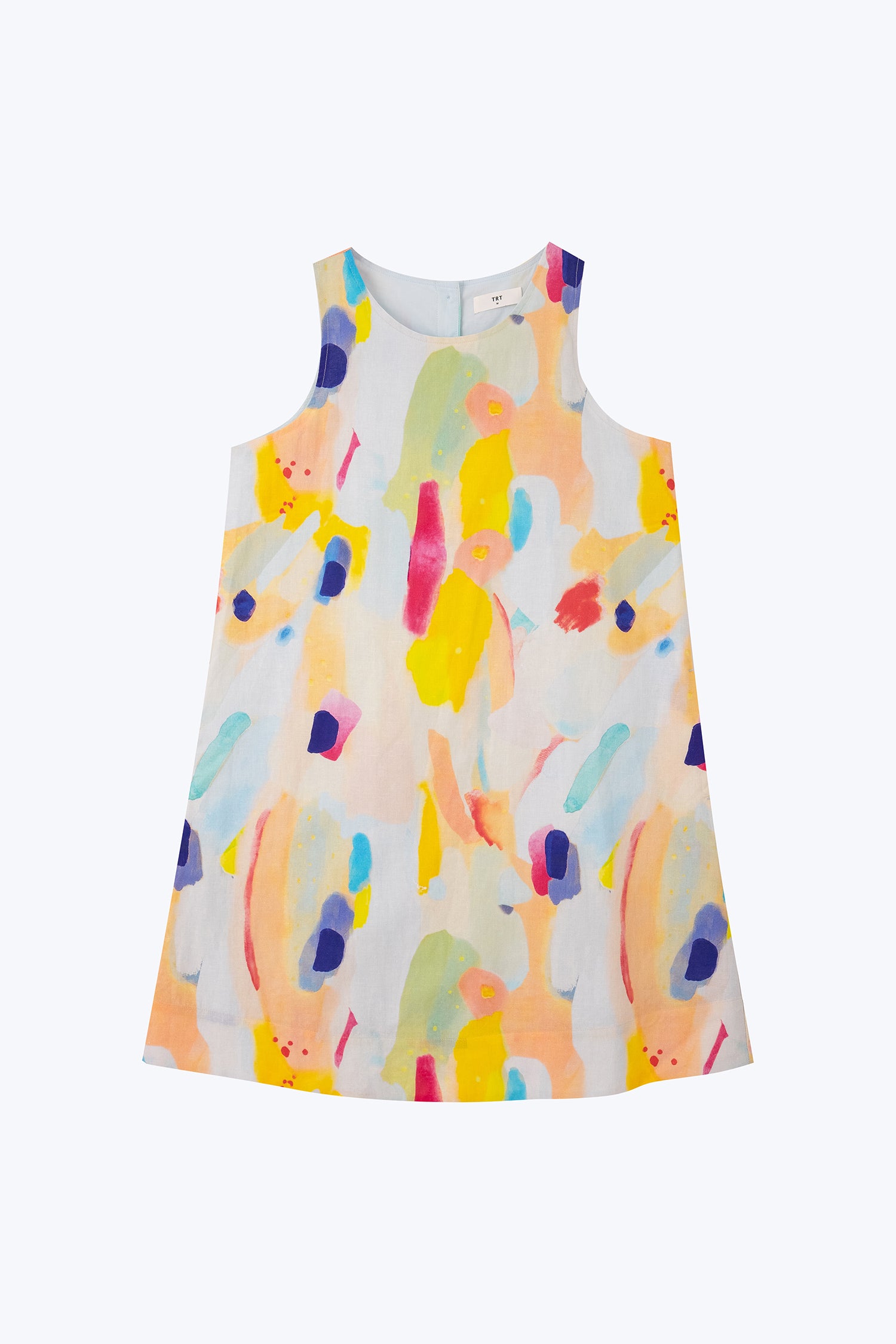 Watercolour Sleeveless Dress - Watercolour