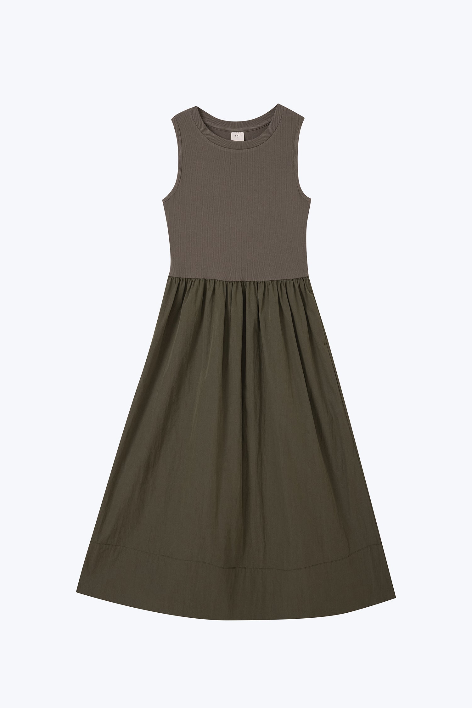 Classic Flare Dress - Army Green