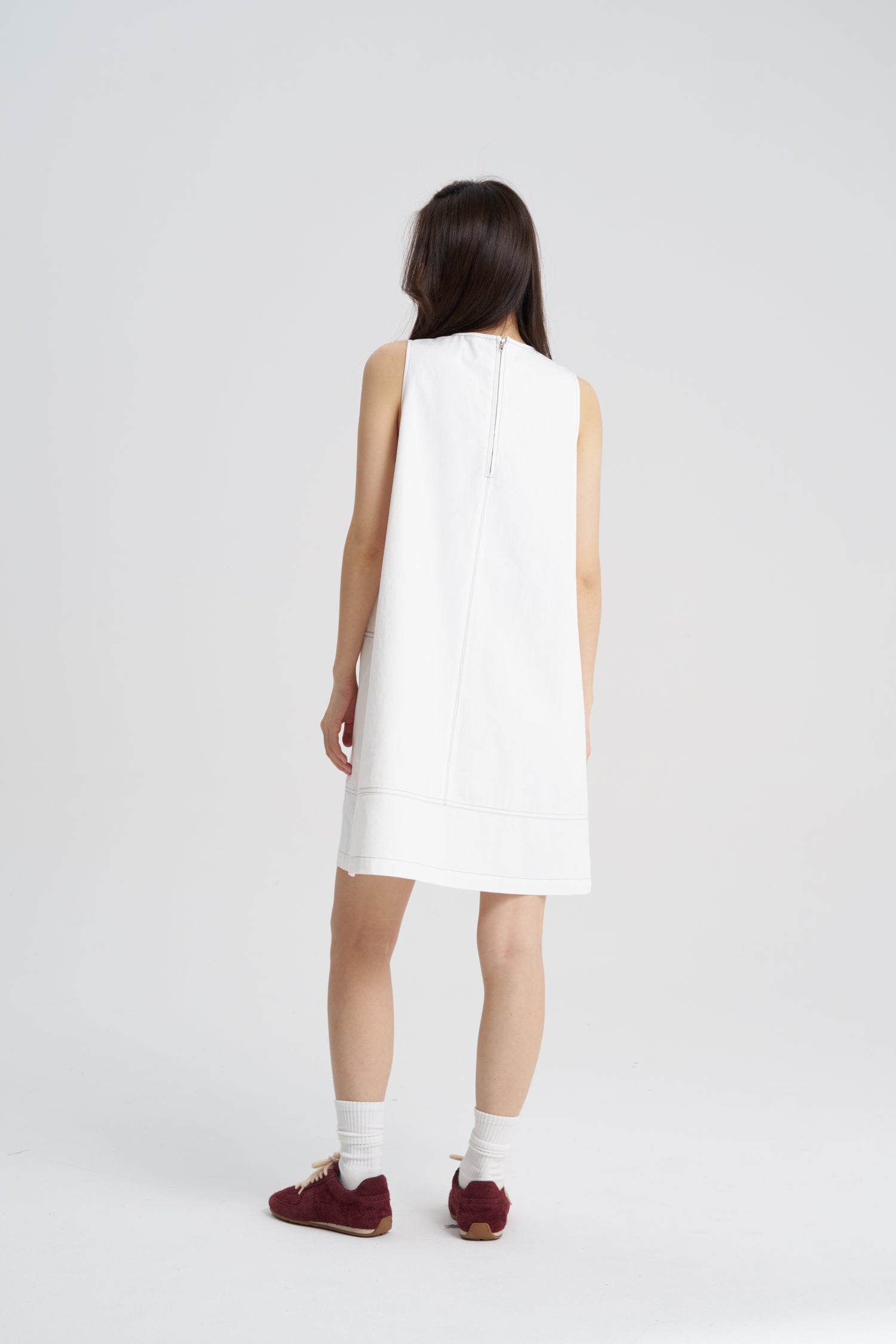 Seamline Dress - Cream
