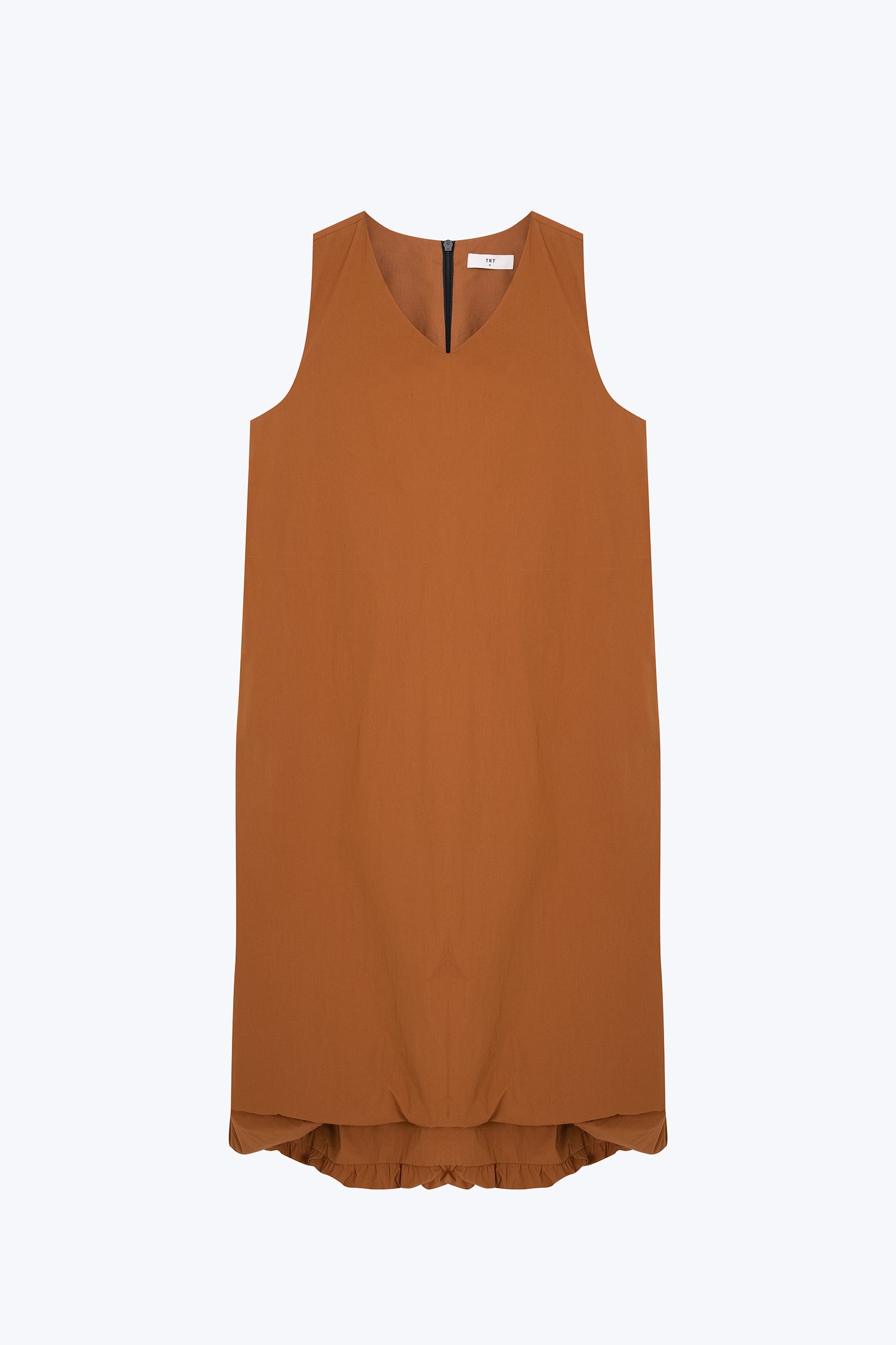 V-Neck Cloud Dress - Cinnamon