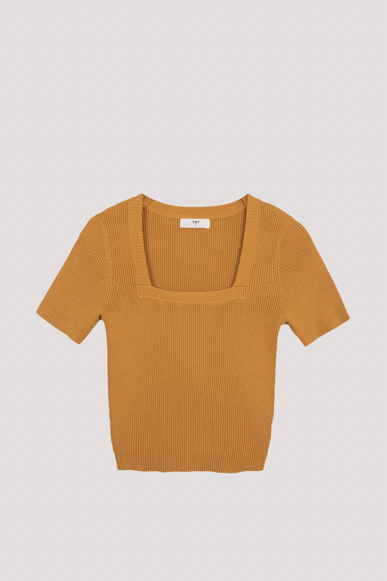 Knitted Square Neck Top