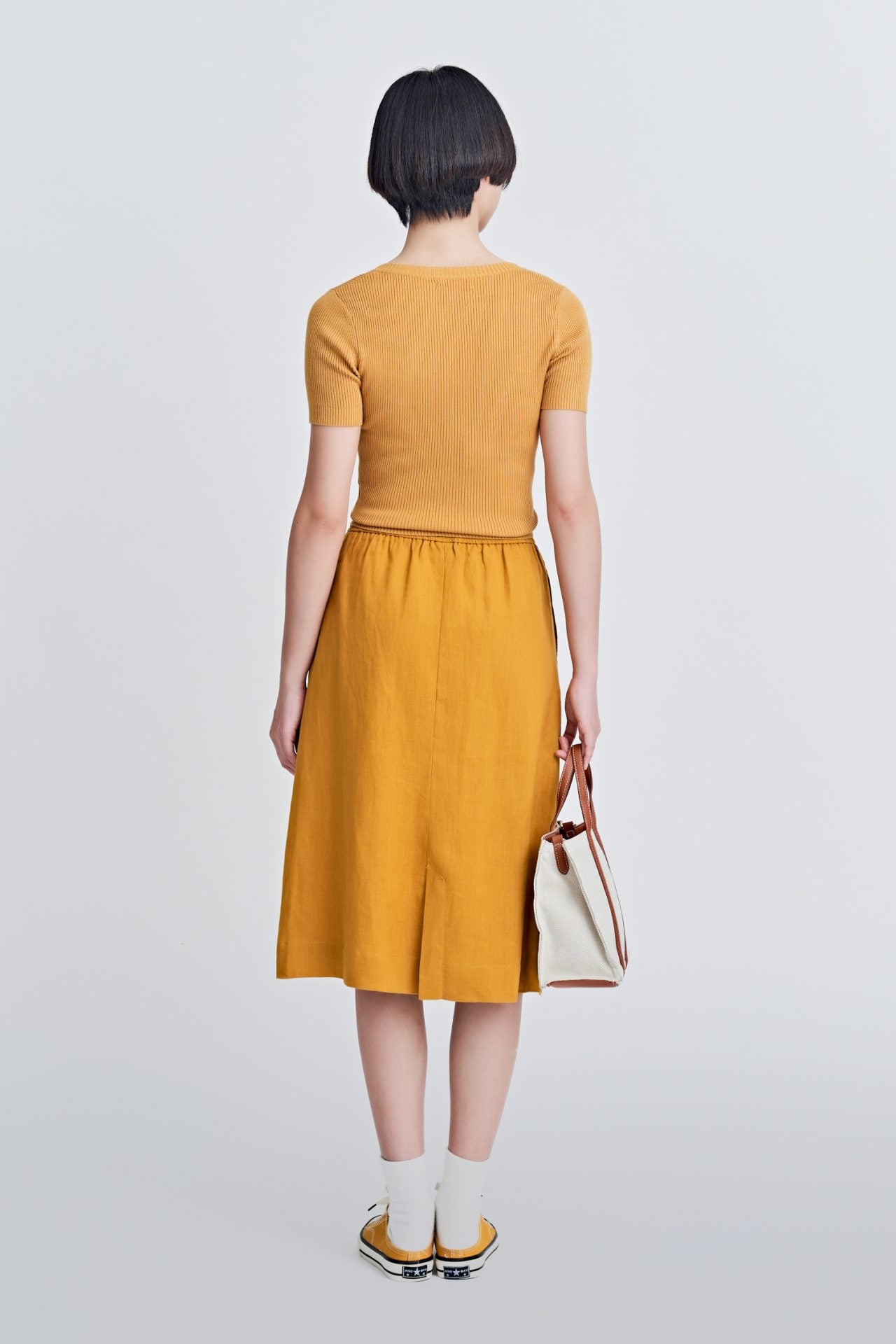 Knitted Square Neck Top