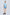 Knitted Cap Sleeve Two Way Top - Sky Blue