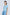 Knitted Cap Sleeve Two Way Top - Sky Blue