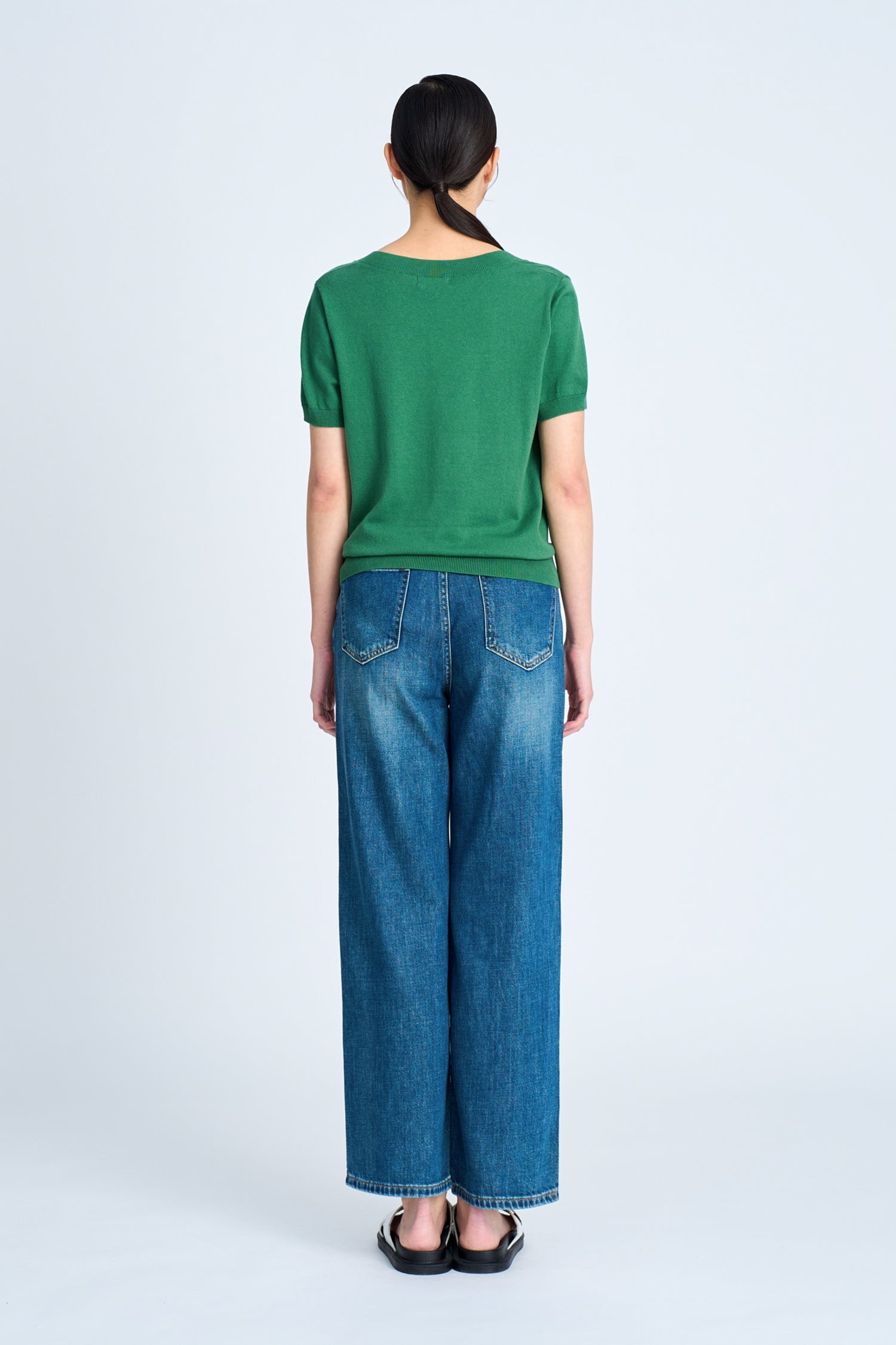 Knitted Square Neck Top