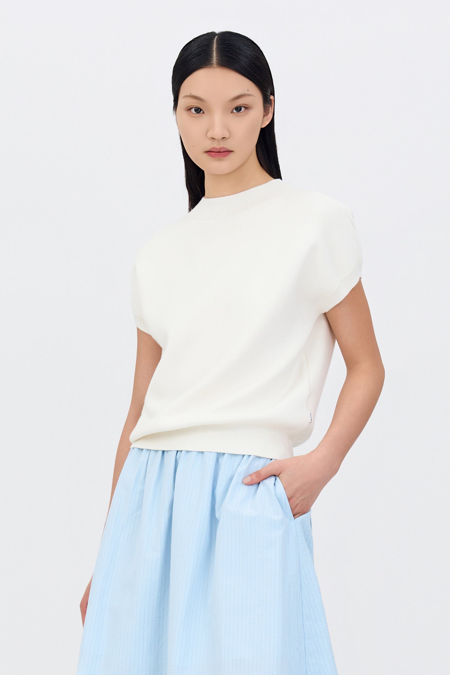 Knitted Top - Cream