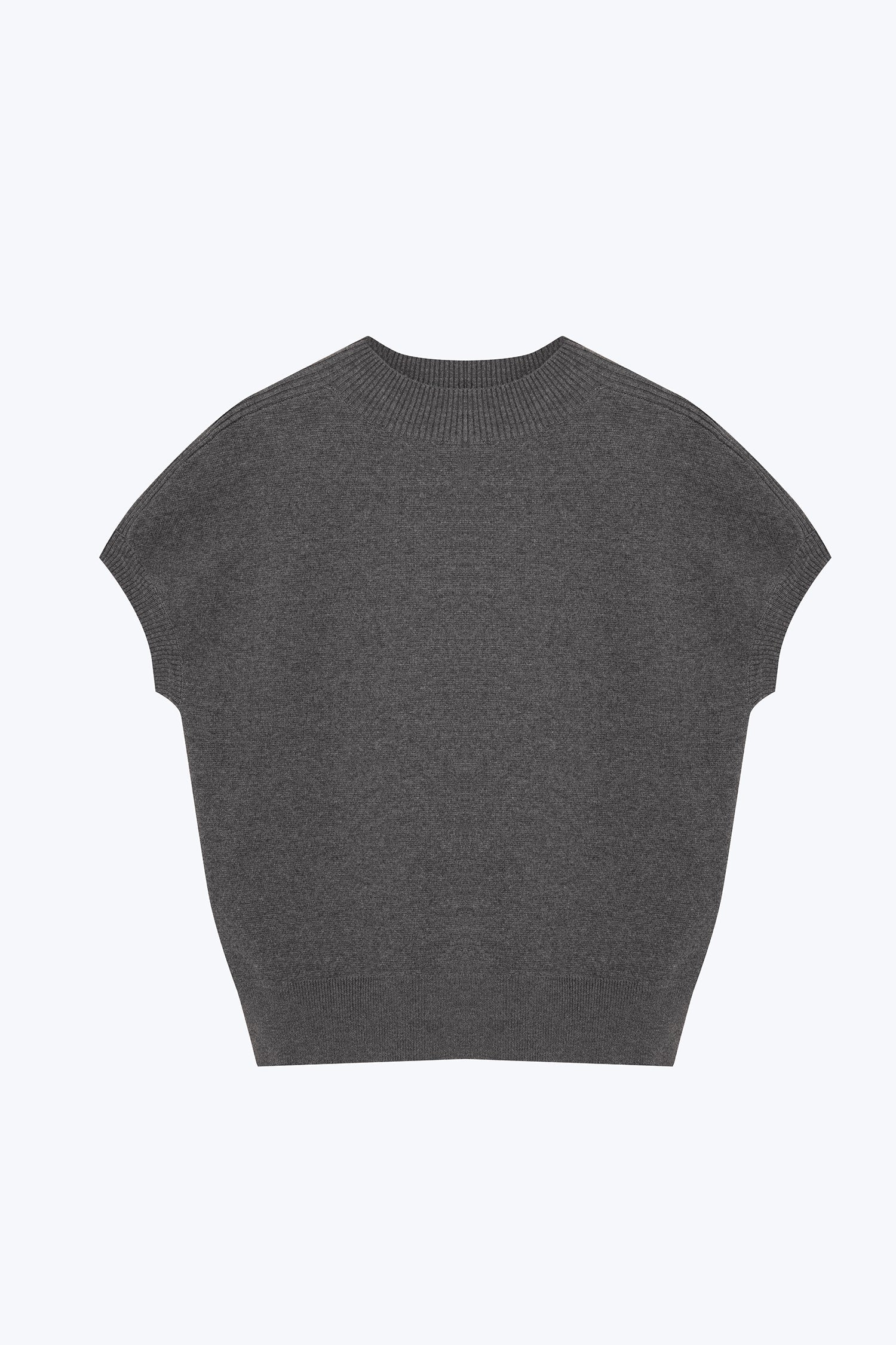 Knitted Top - Dark Grey