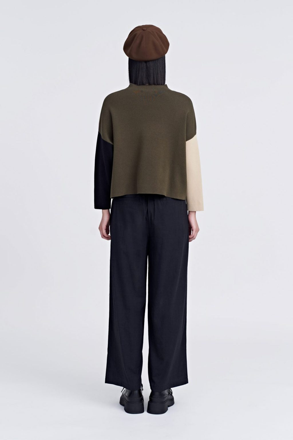 Knitted Colourblock Sweater