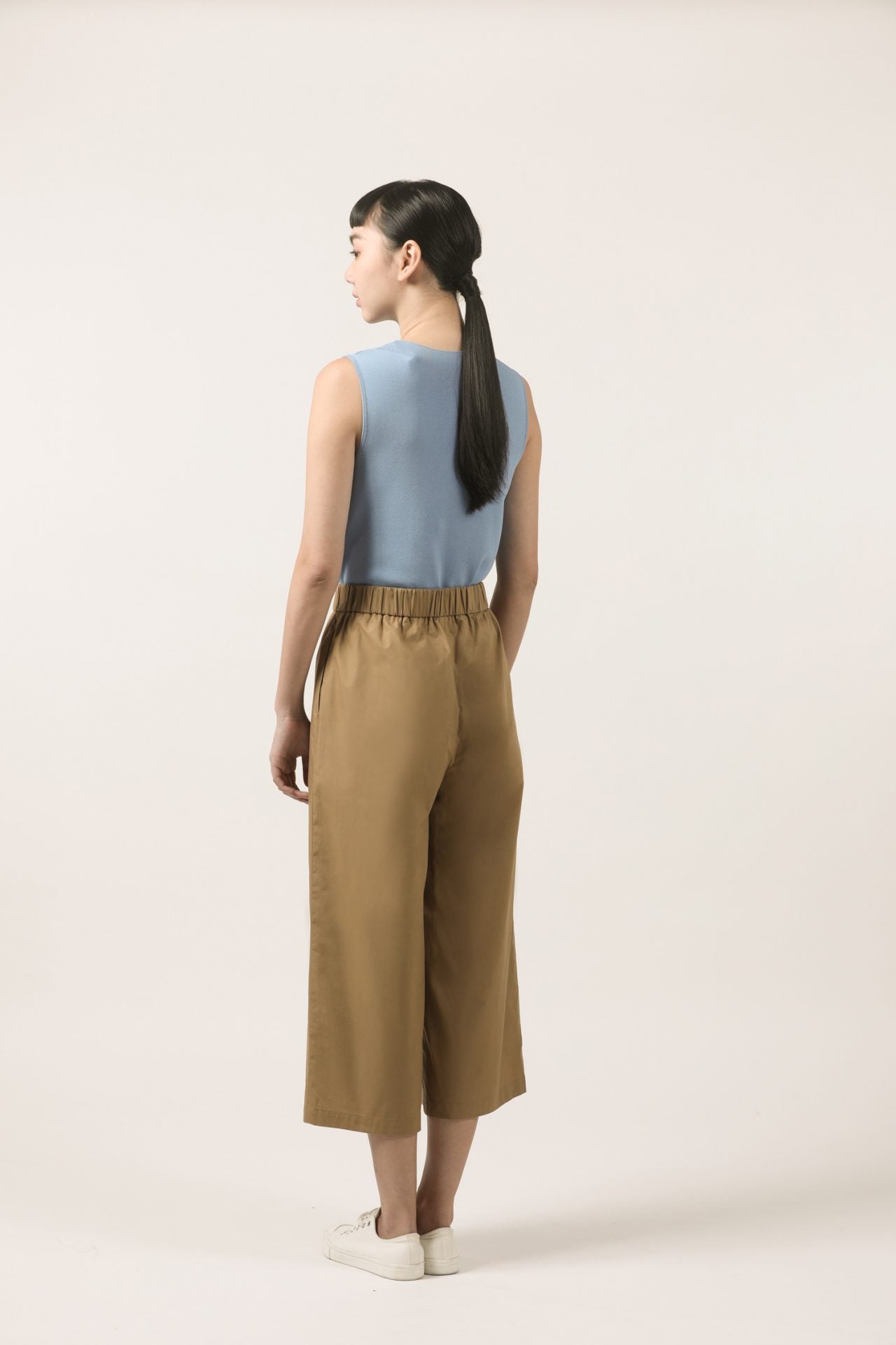 Knitted Funnel Neck Top
