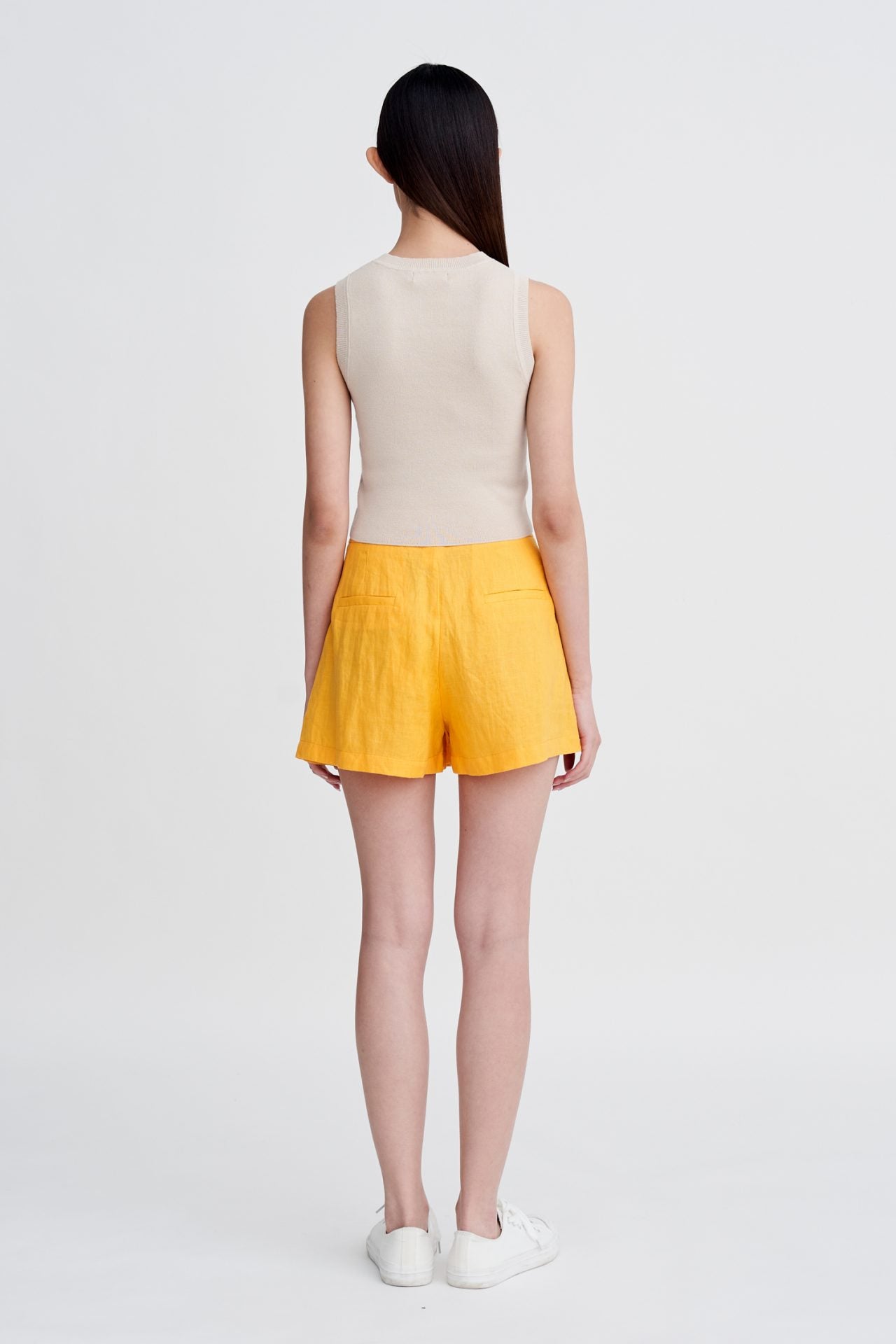 Knitted Sleeveless Crop Top