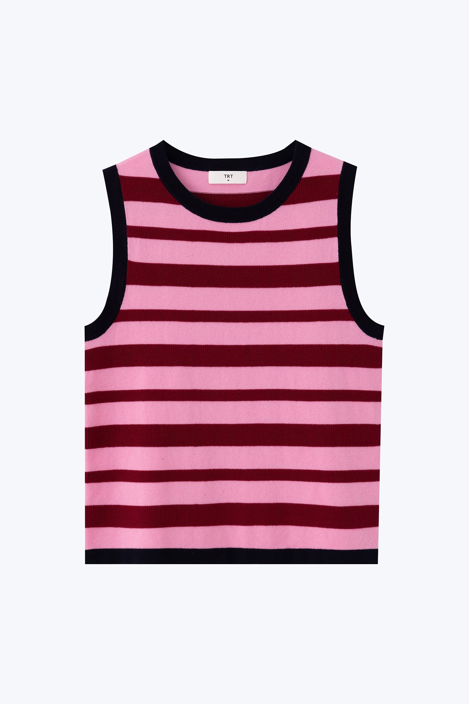 Knitted Striped Racerback Top