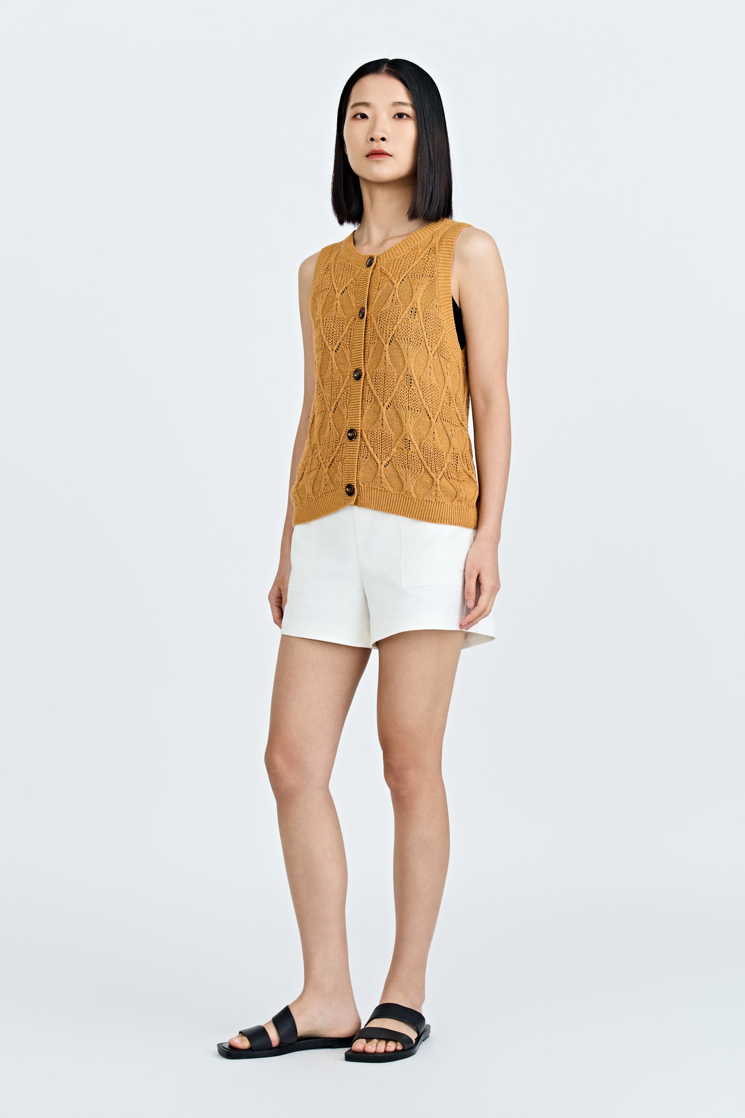 Knitted Vest - Sunray