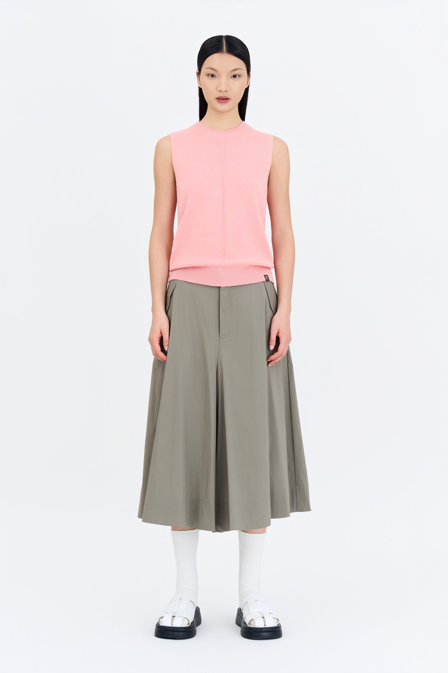 Knitted Sleeveless Top - Blush