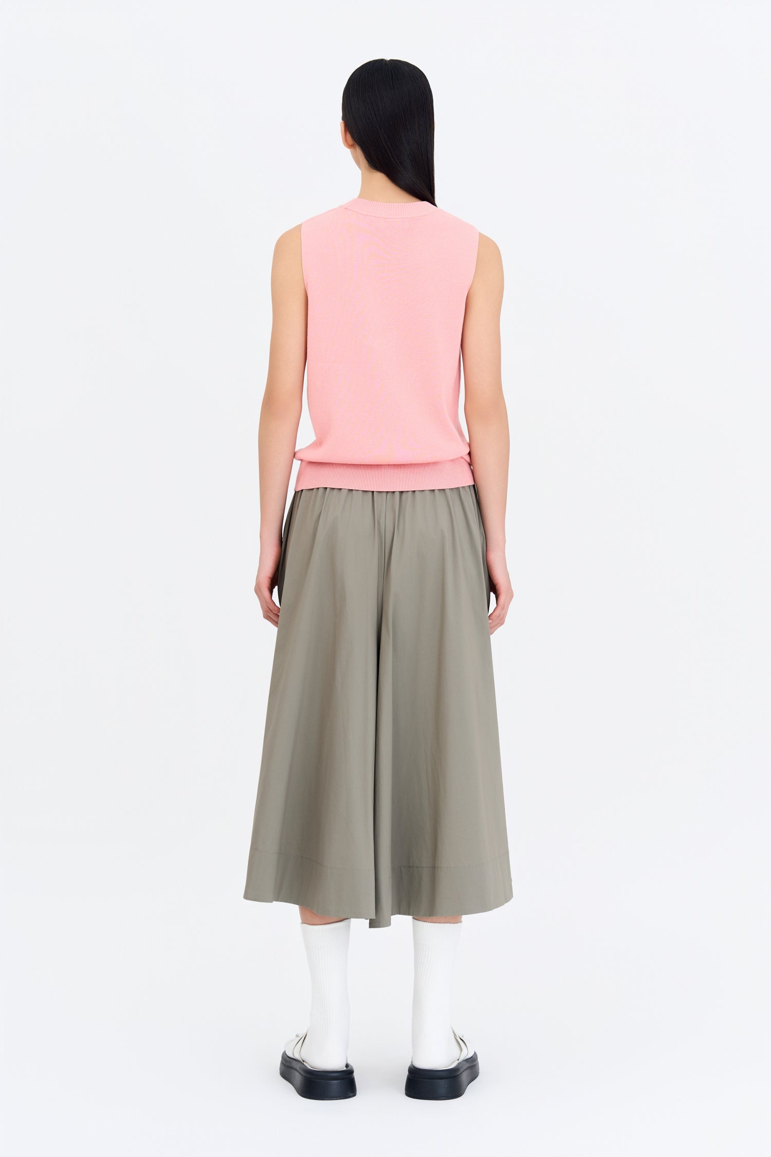 Knitted Sleeveless Top - Blush