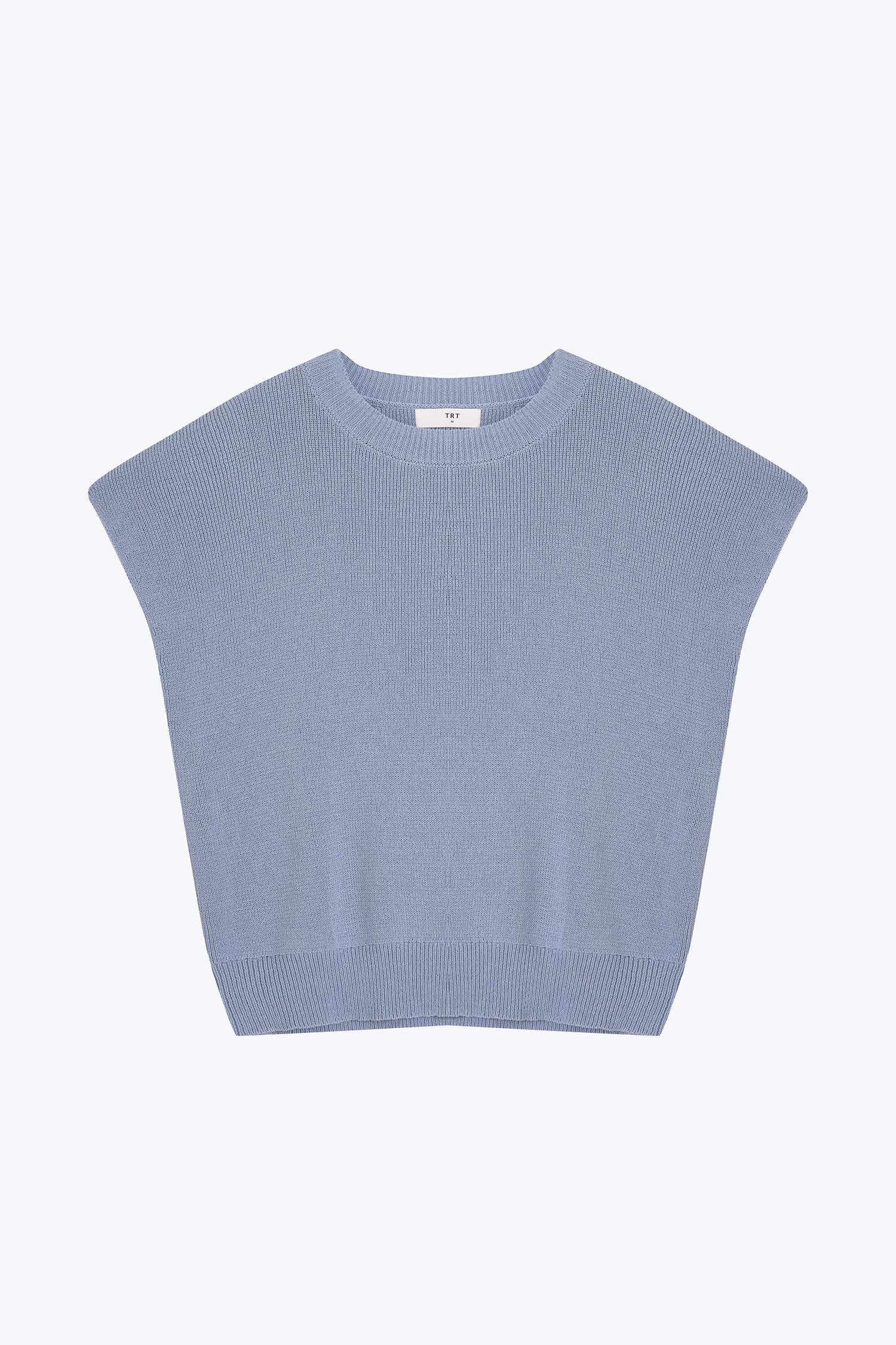 Knitted Top - Sky Blue