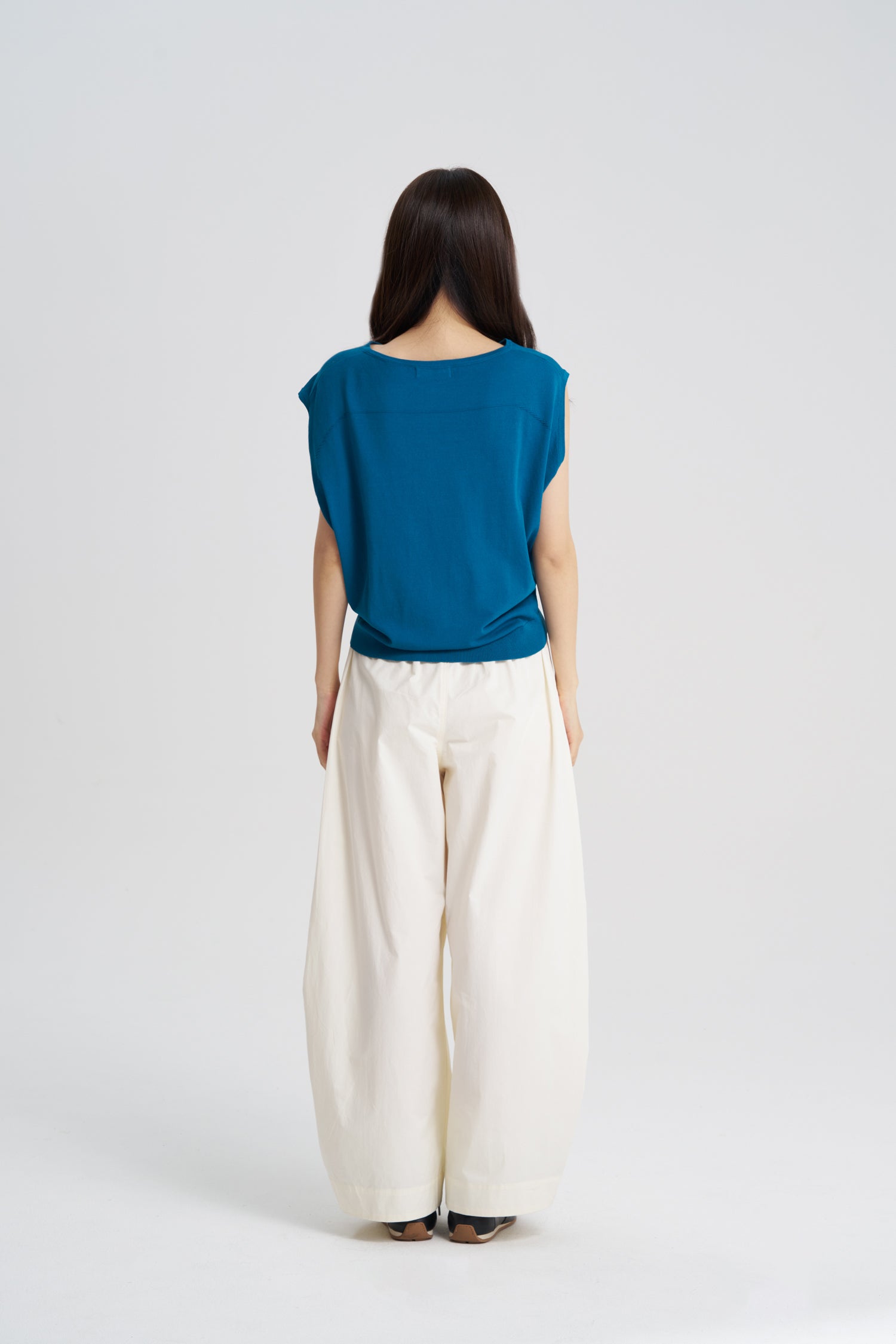 Knitted Cocoon Top - Teal