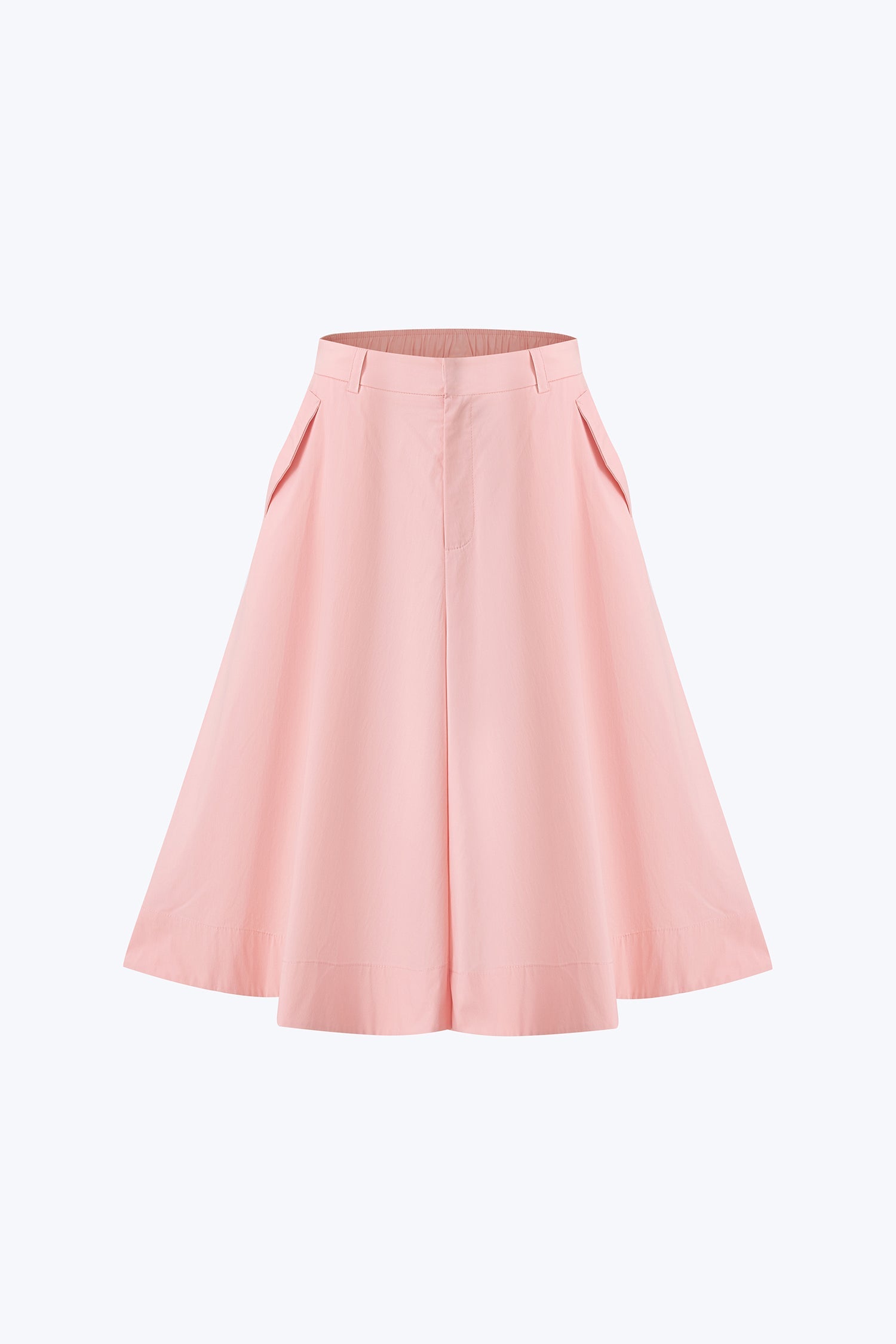 Flap Pocket Flare Pants - Blush