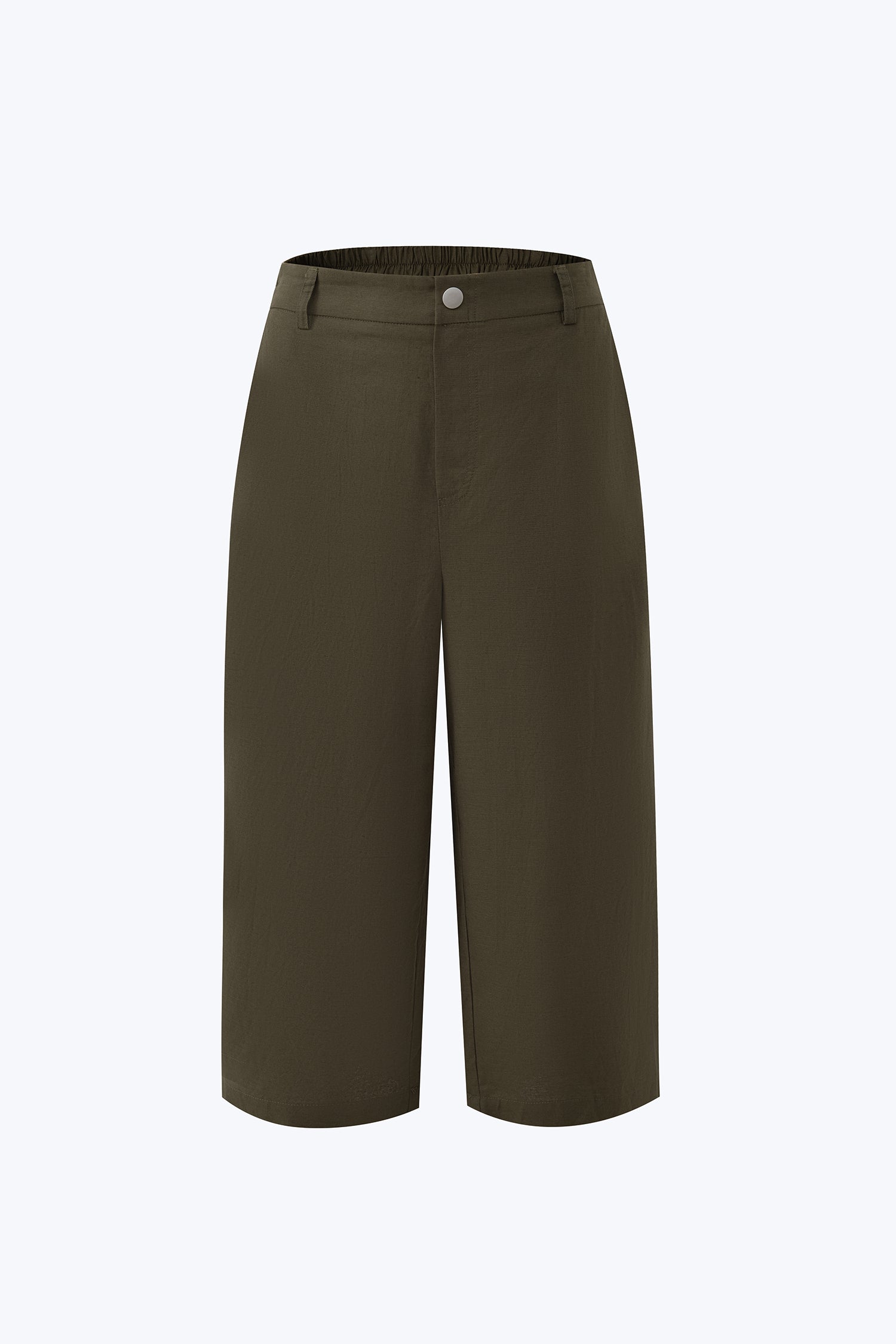 Straight Culottes - Army Green