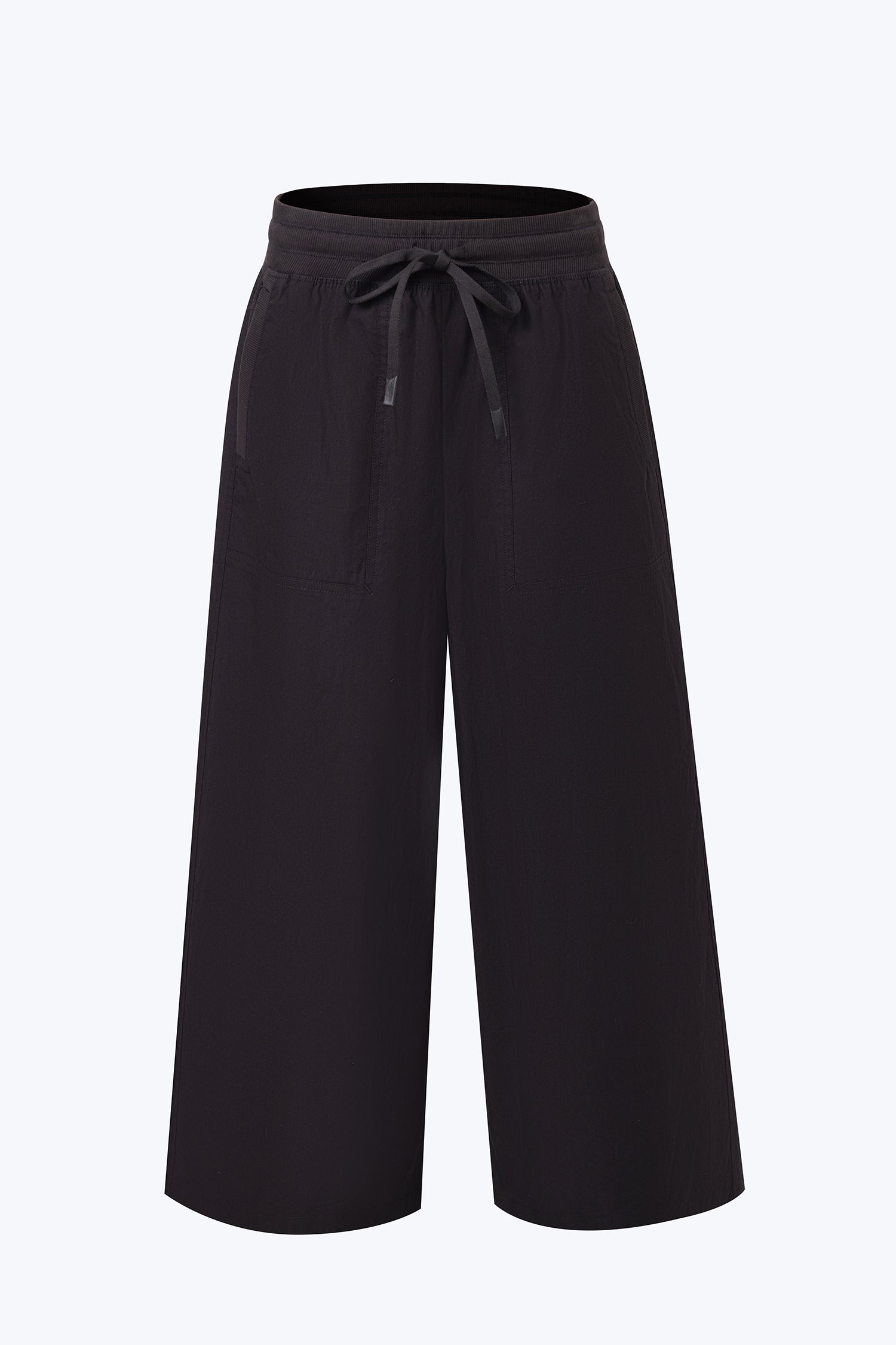 Patch Pocket Pants - Black