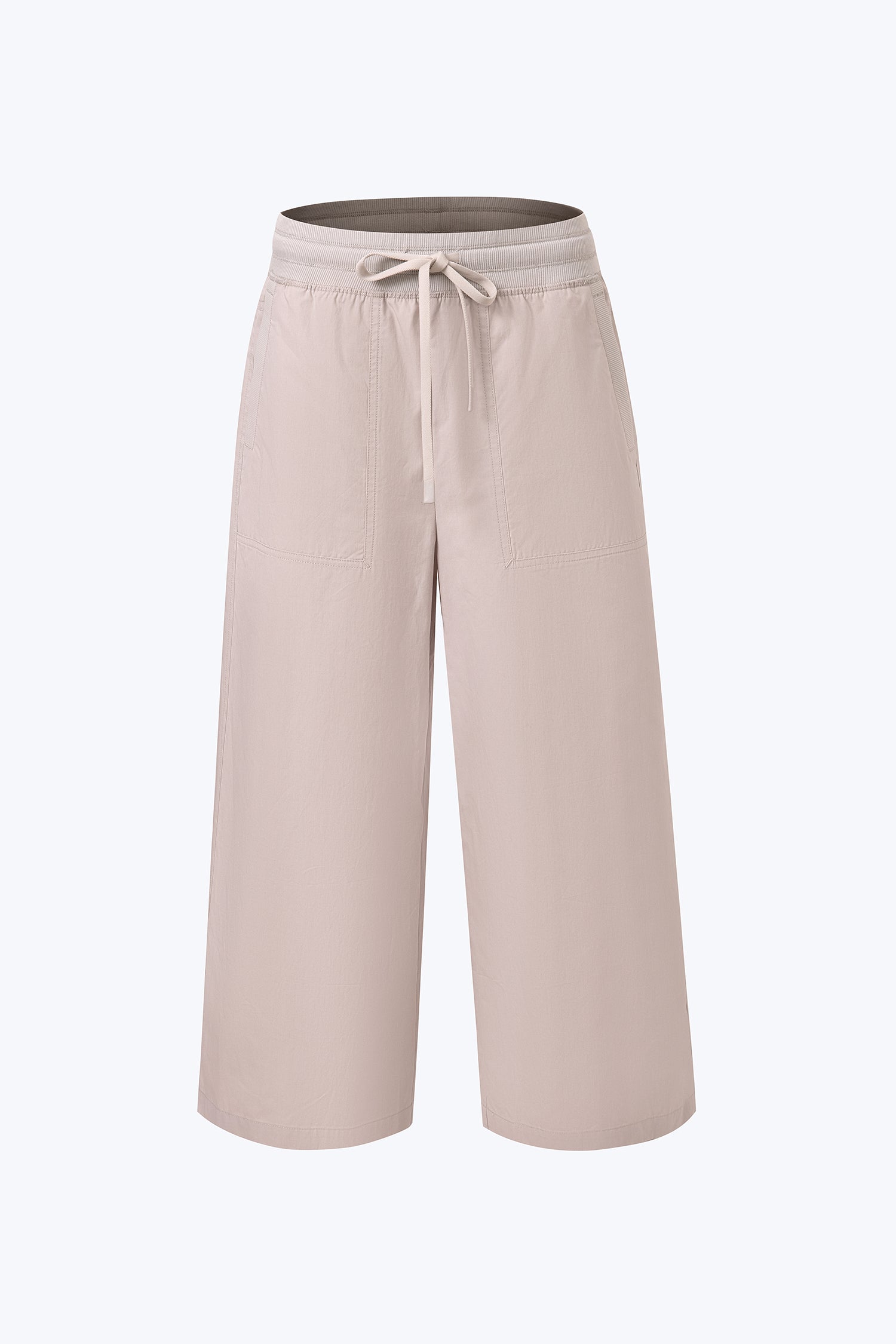 Patch Pocket Pants - Light Grey