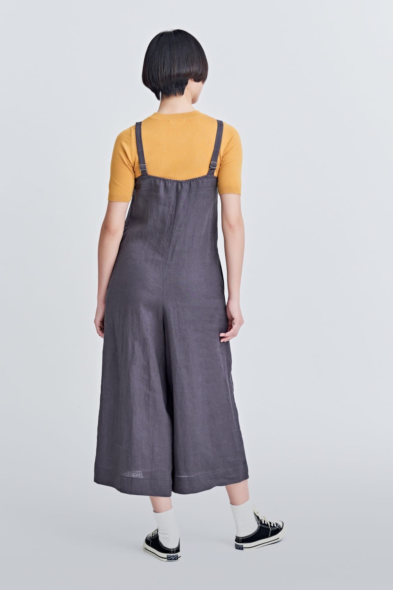 Linen Buttoned Jumpsuit