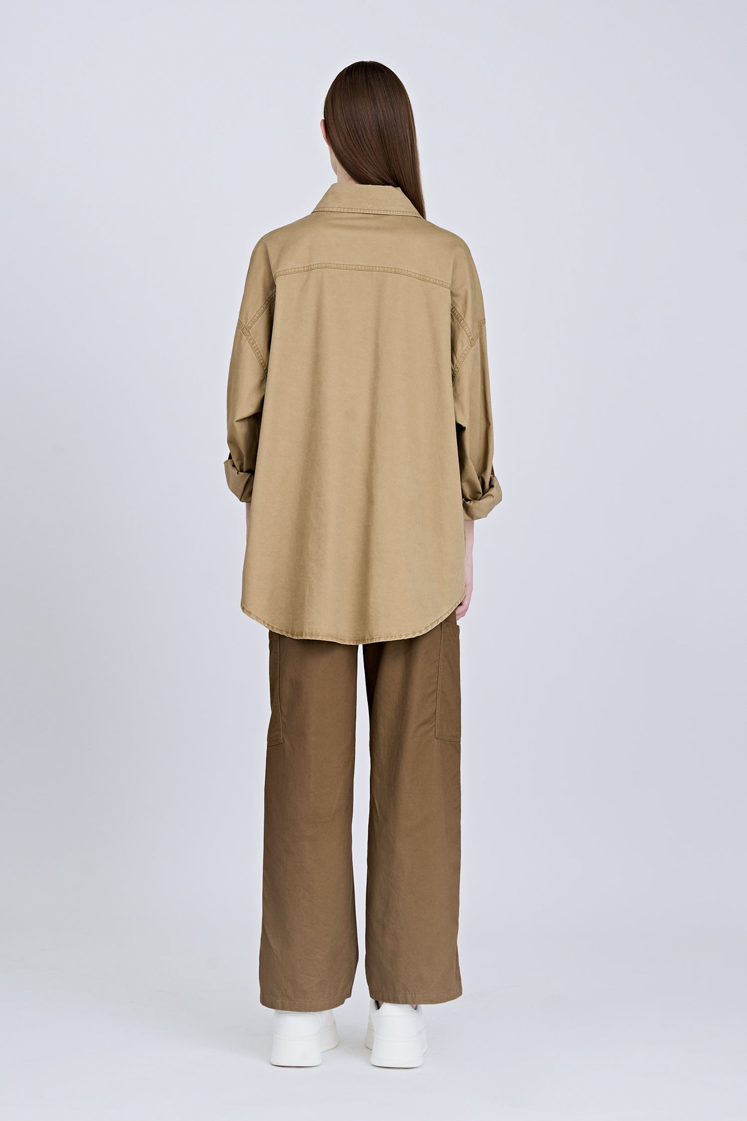 Front Fly Cargo Pants - Army Green