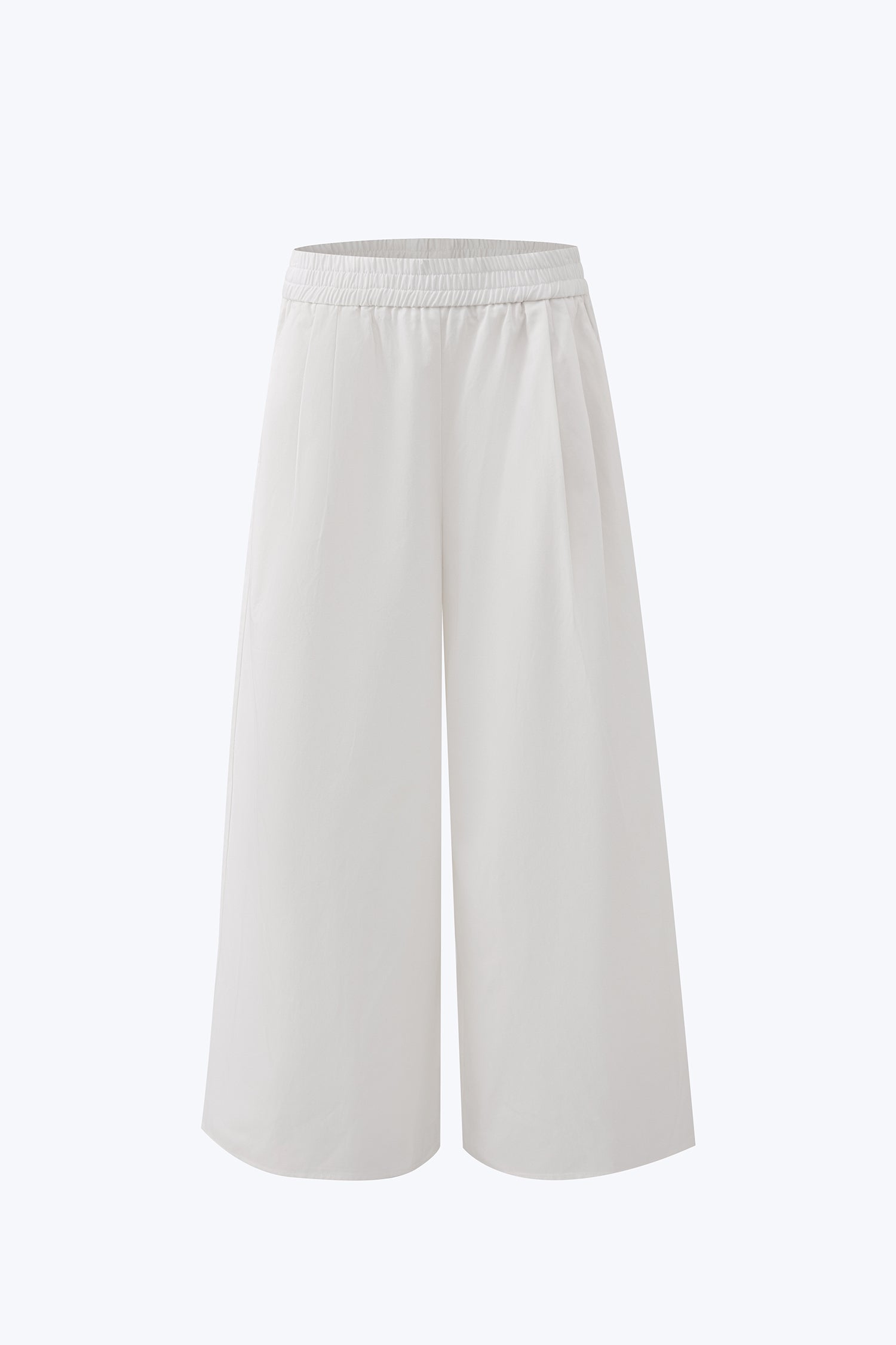 Pull-Up Trousers - Cream
