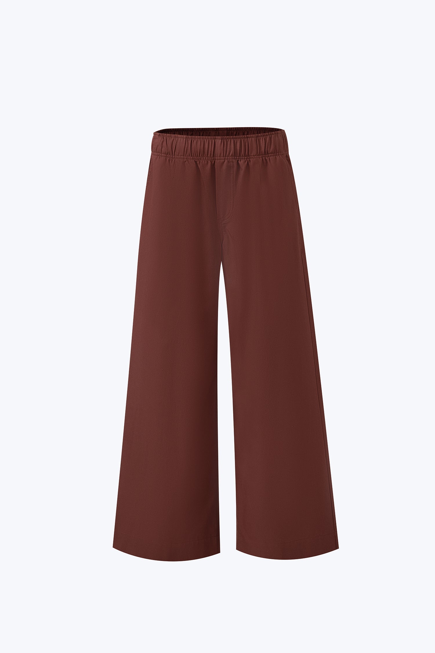 Pull-up Trousers - Maroon