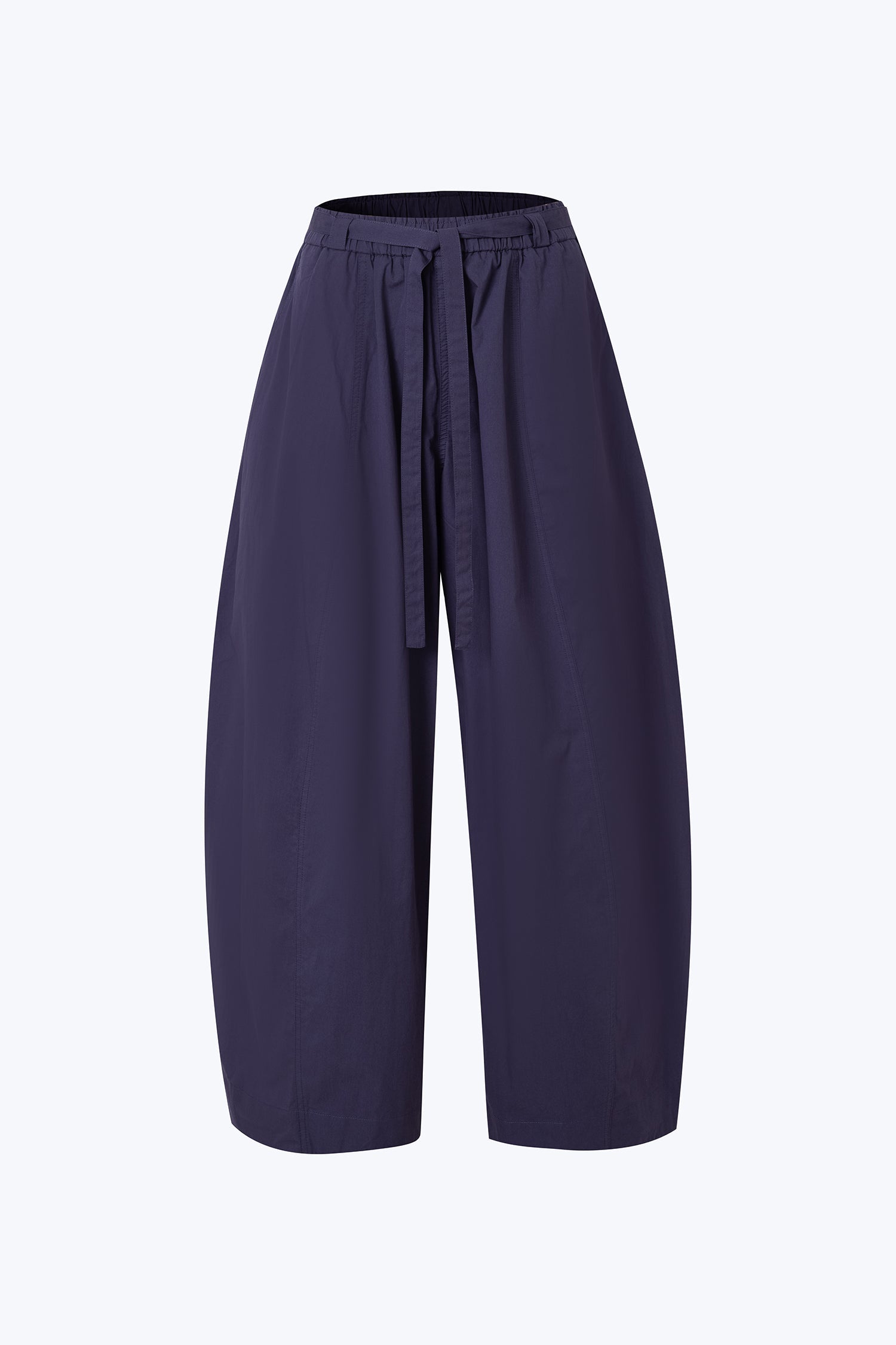 Paperbag Balloon Pants - Navy
