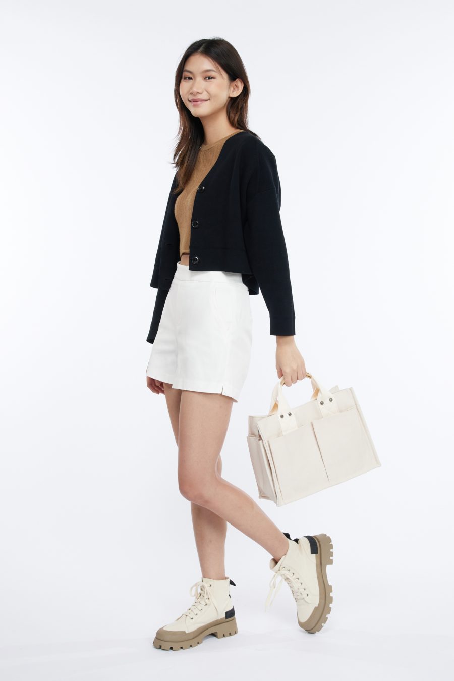 Cotton Pull-Up Shorts