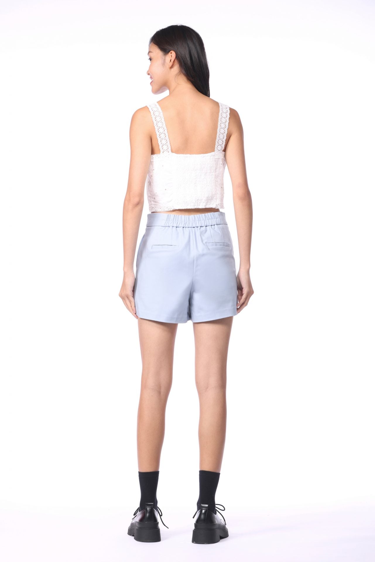 Cotton Pull-Up Shorts