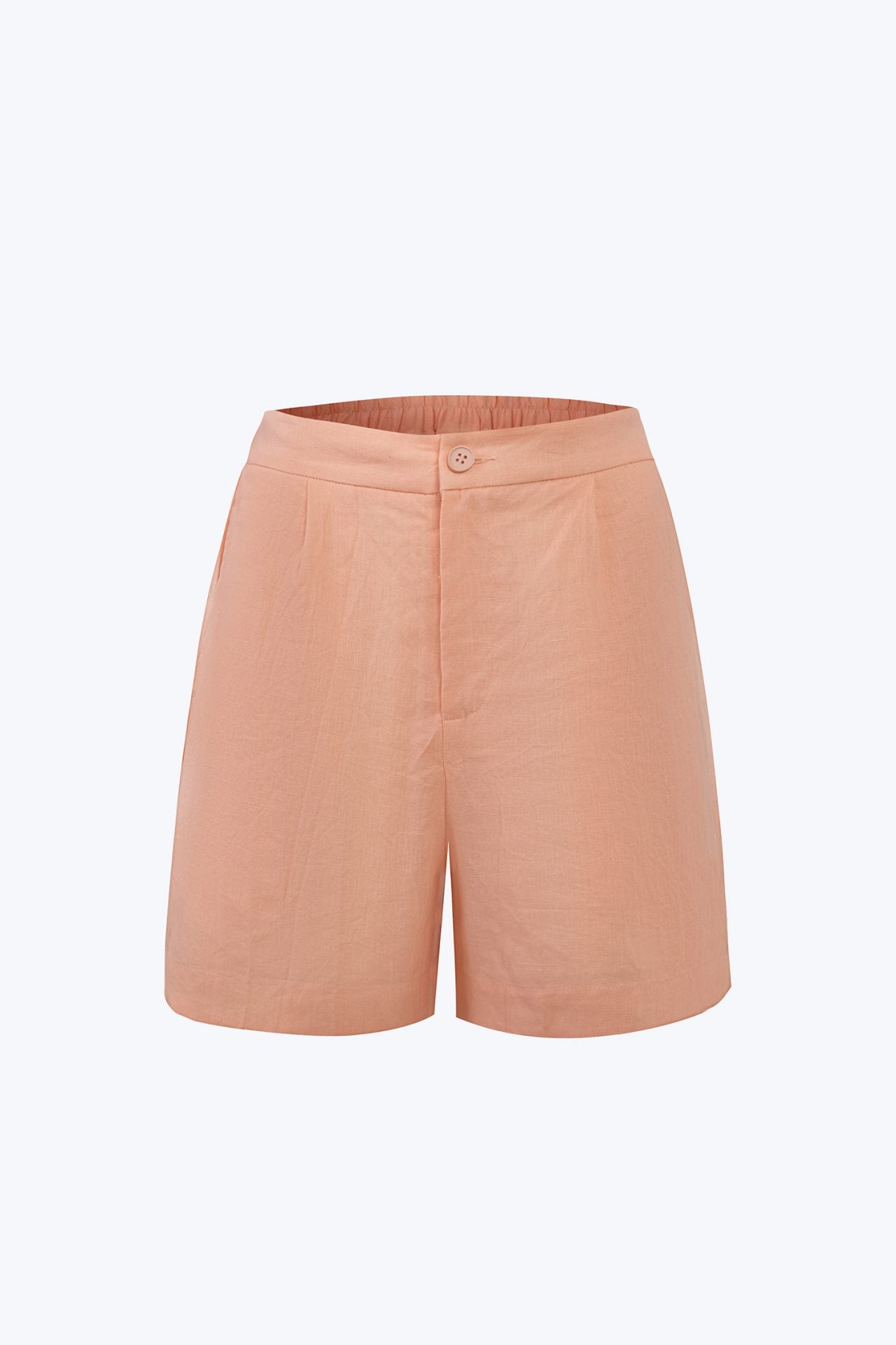Linen Pleated Shorts