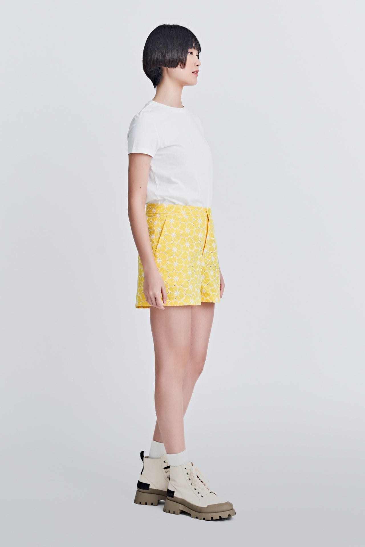 Cotton Embroidery Shorts