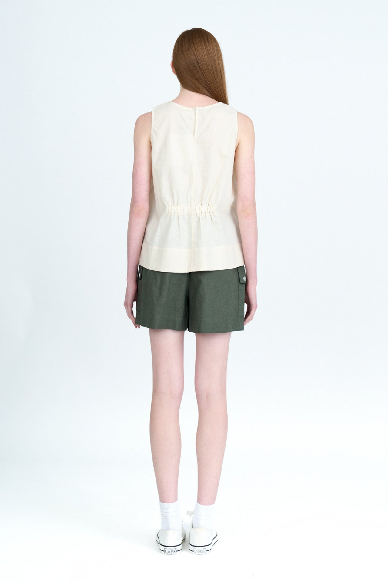 Draw Cord Shorts - Khaki Green