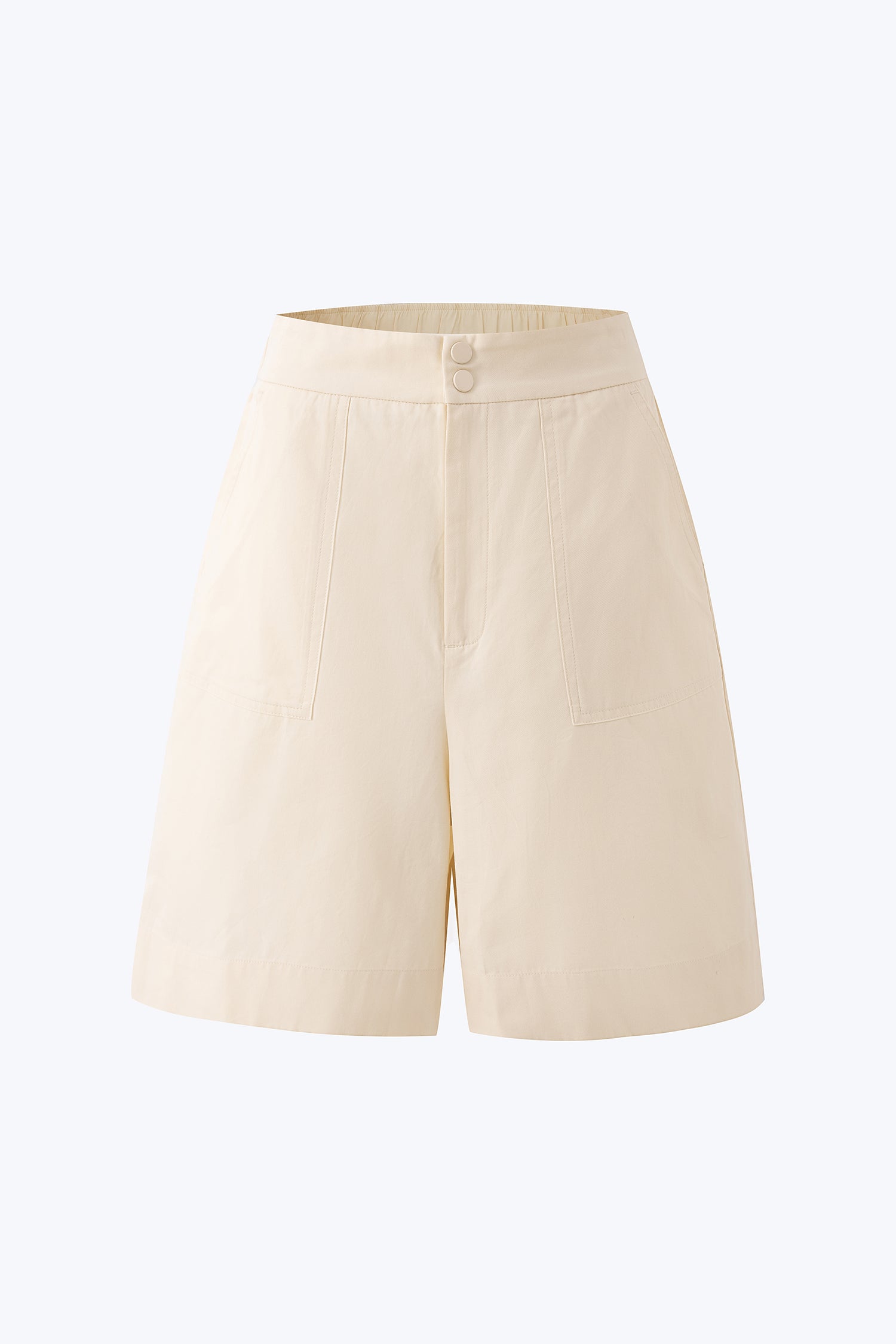 Patch Pocket Bermuda - Ecru