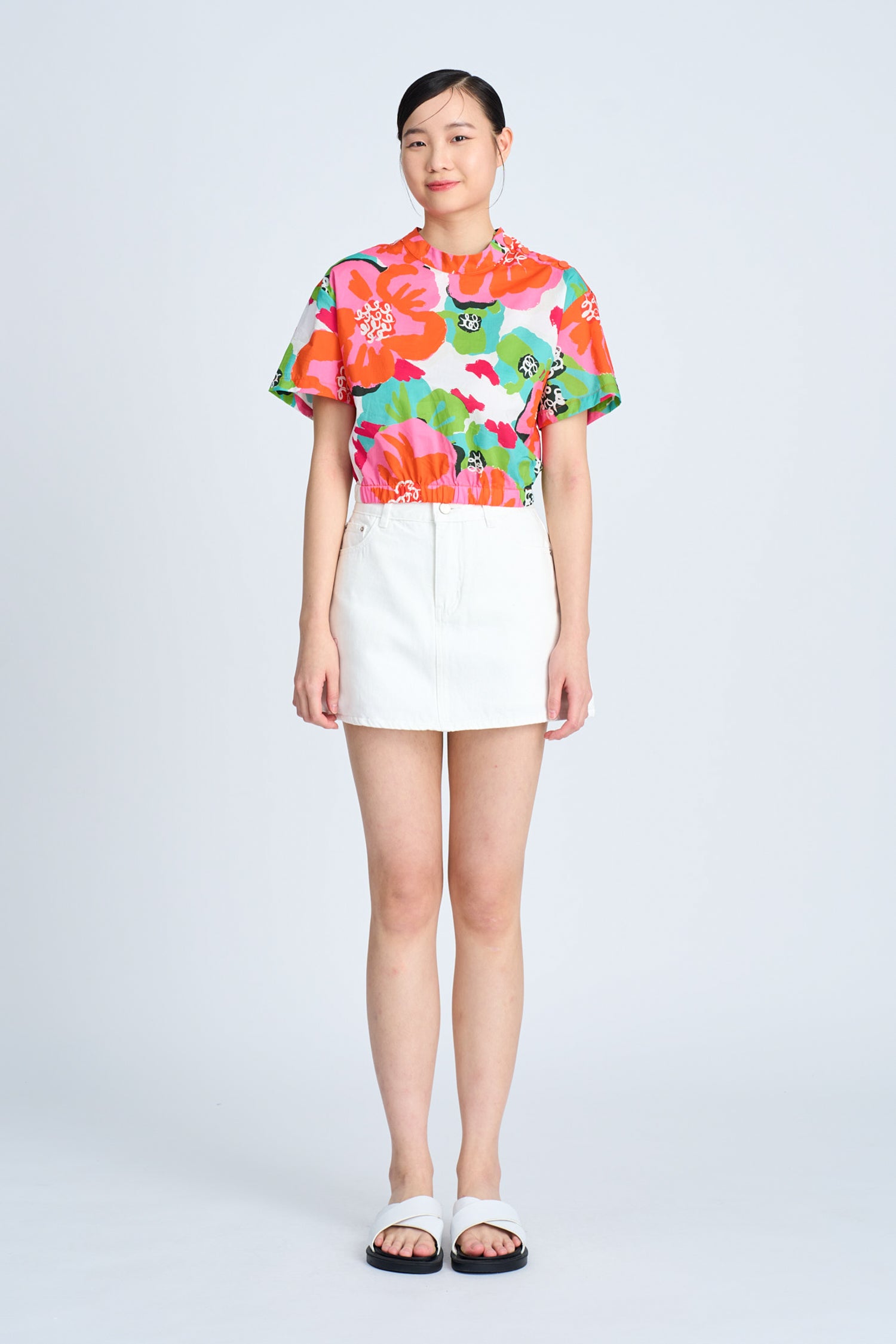 Front Fly Skort - Cream