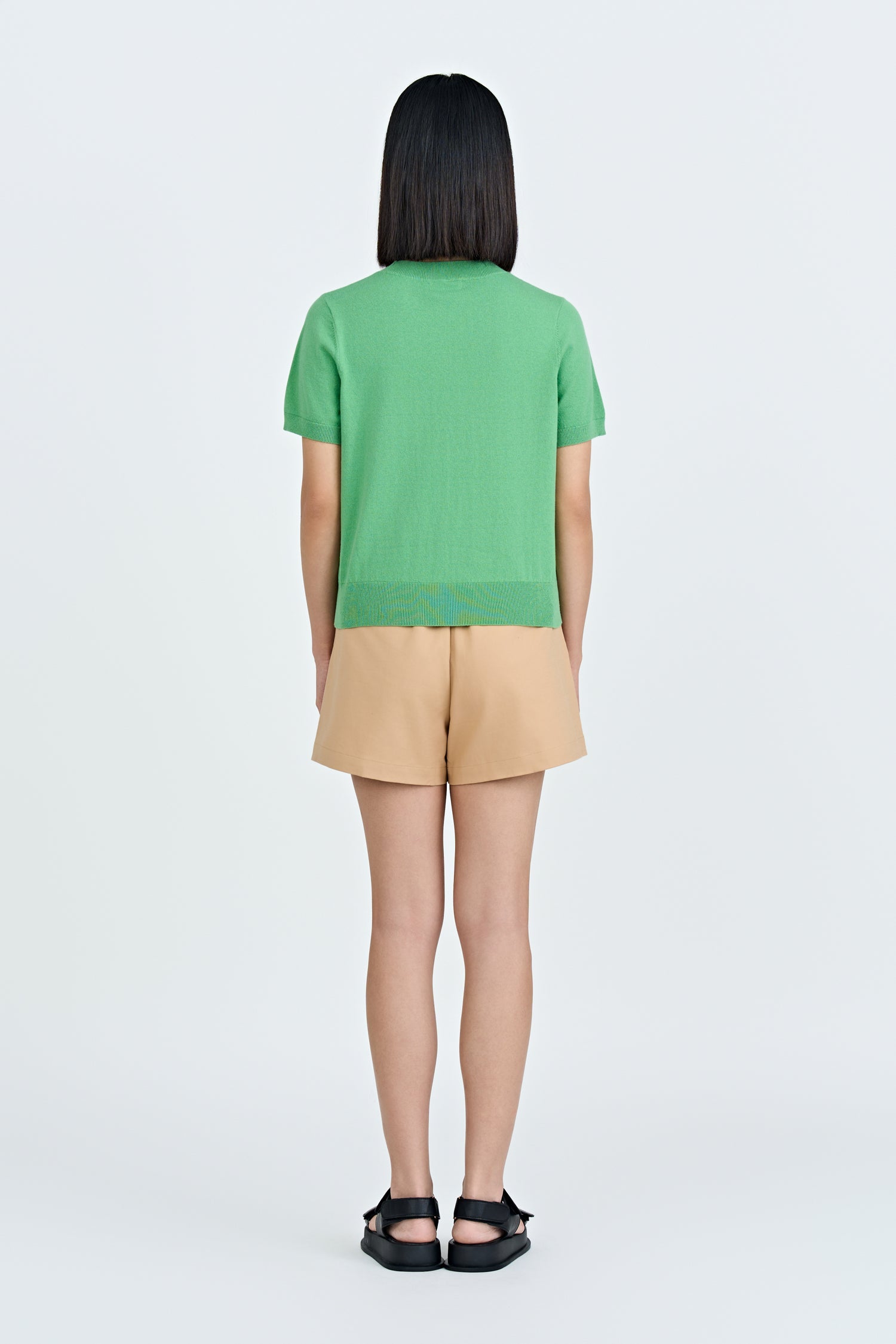 Patch Pocket Shorts - Khaki