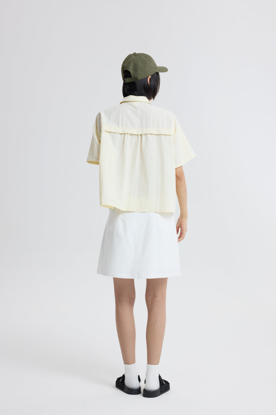 Patch Pocket Skort - Cream