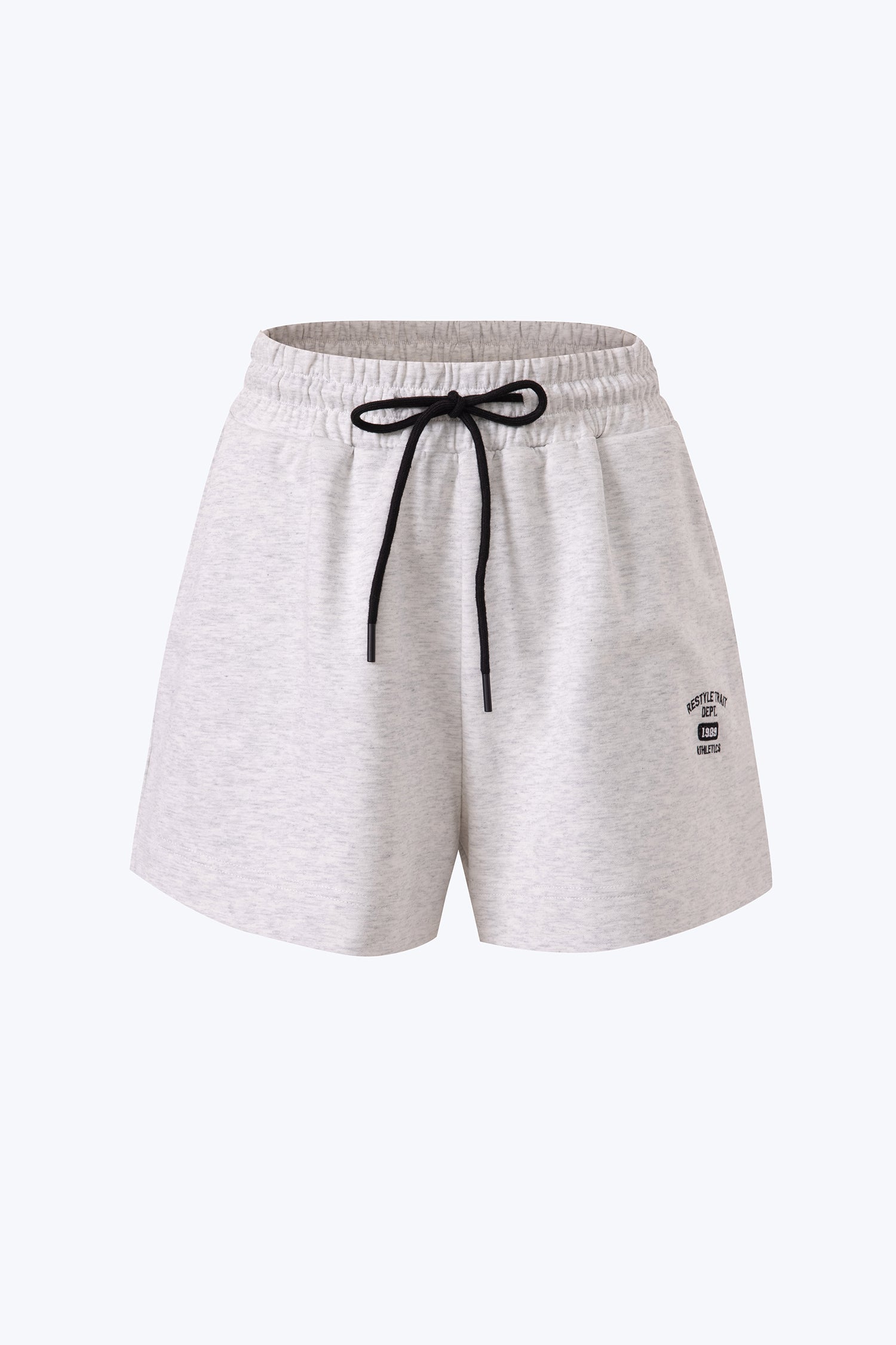 Pull-up Sweat Shorts - Light Grey