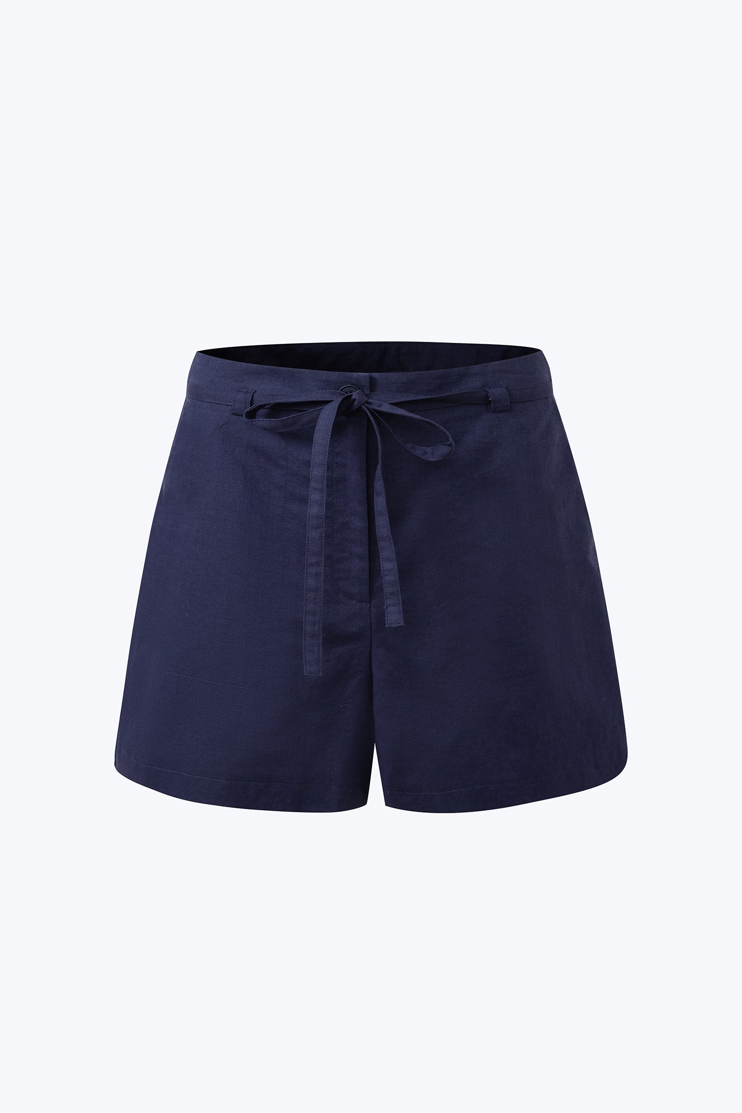 Belted Shorts - Navy