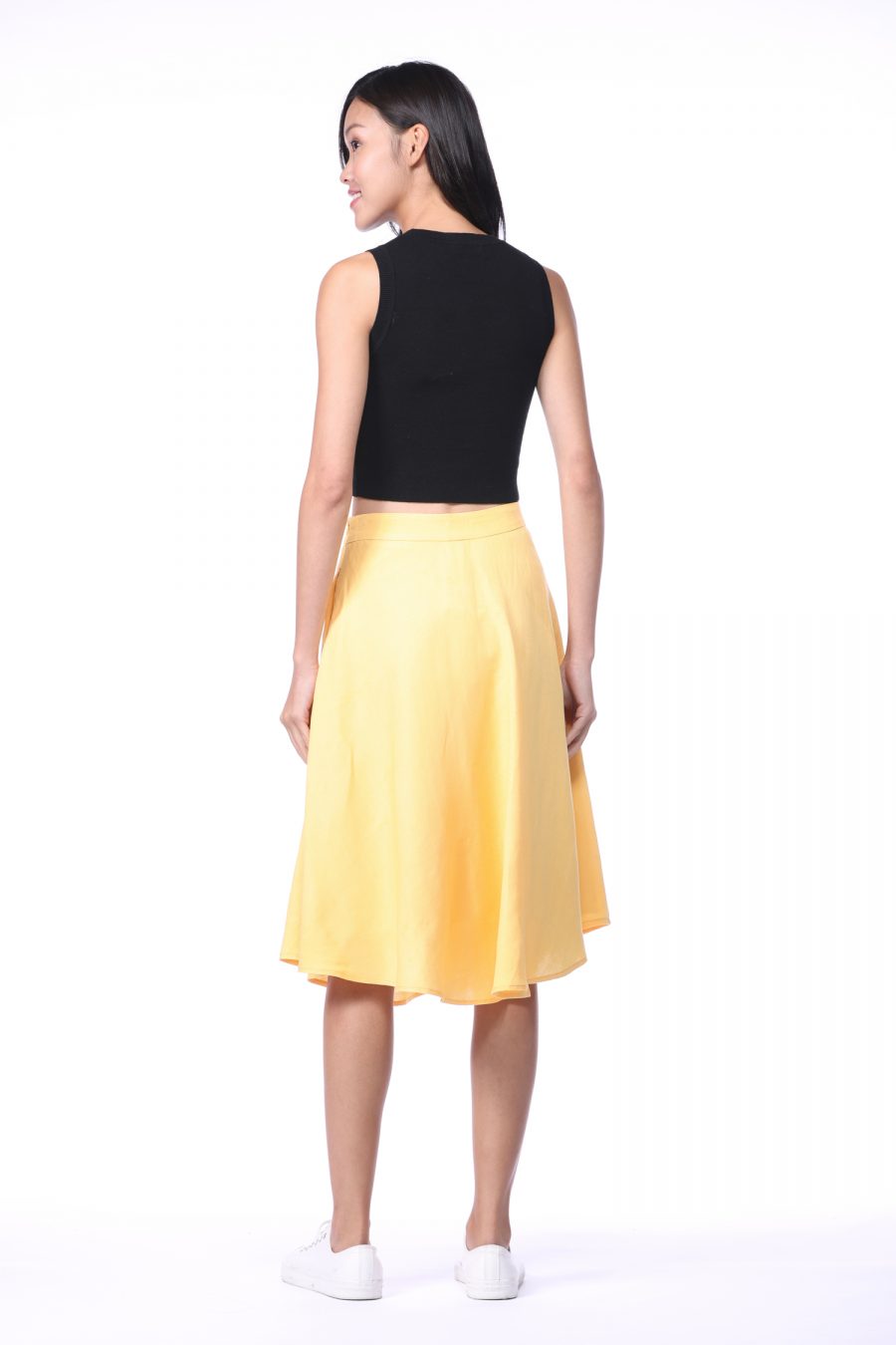 Knitted Sleeveless Crop Top