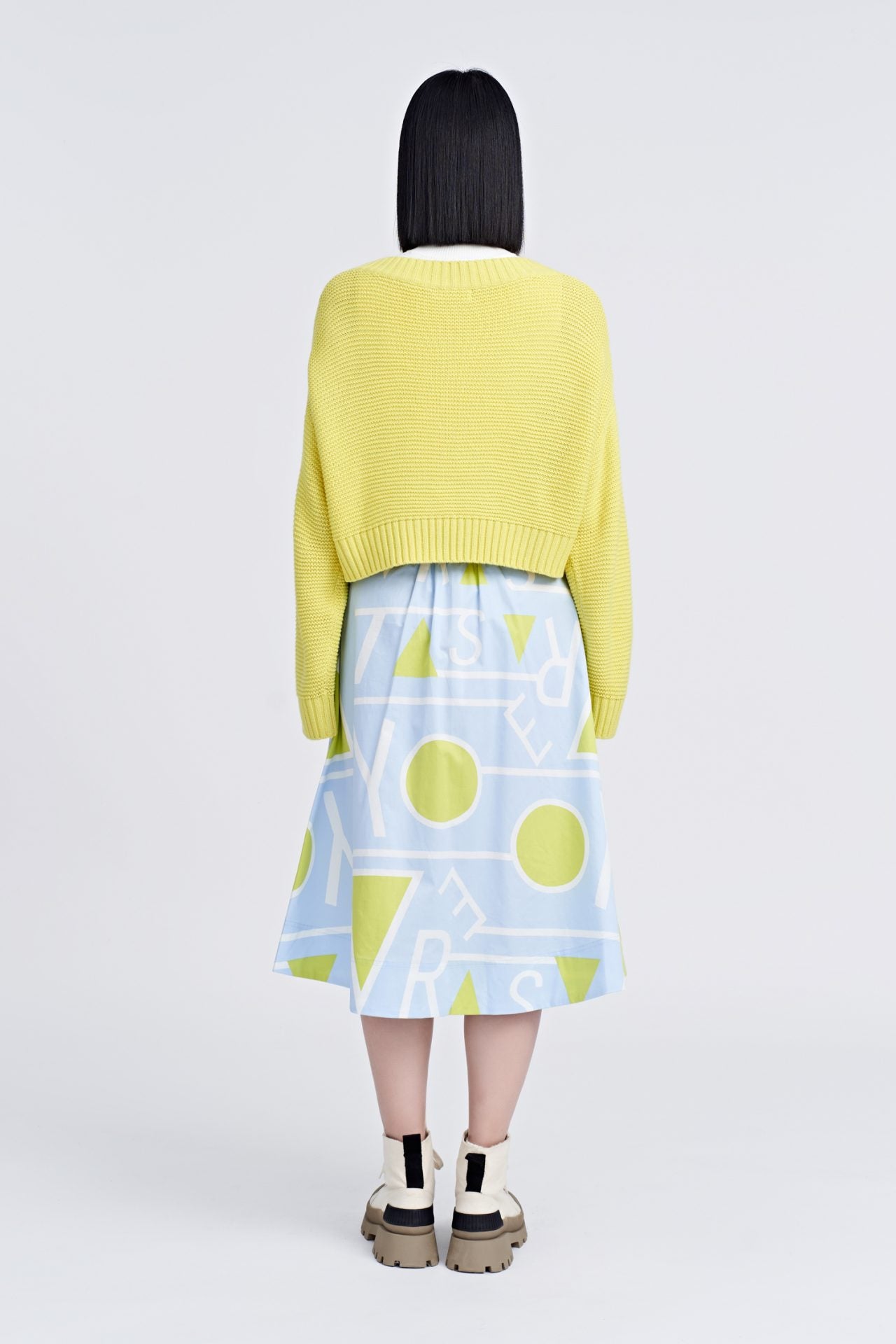 Cotton Printed Circular Skirt