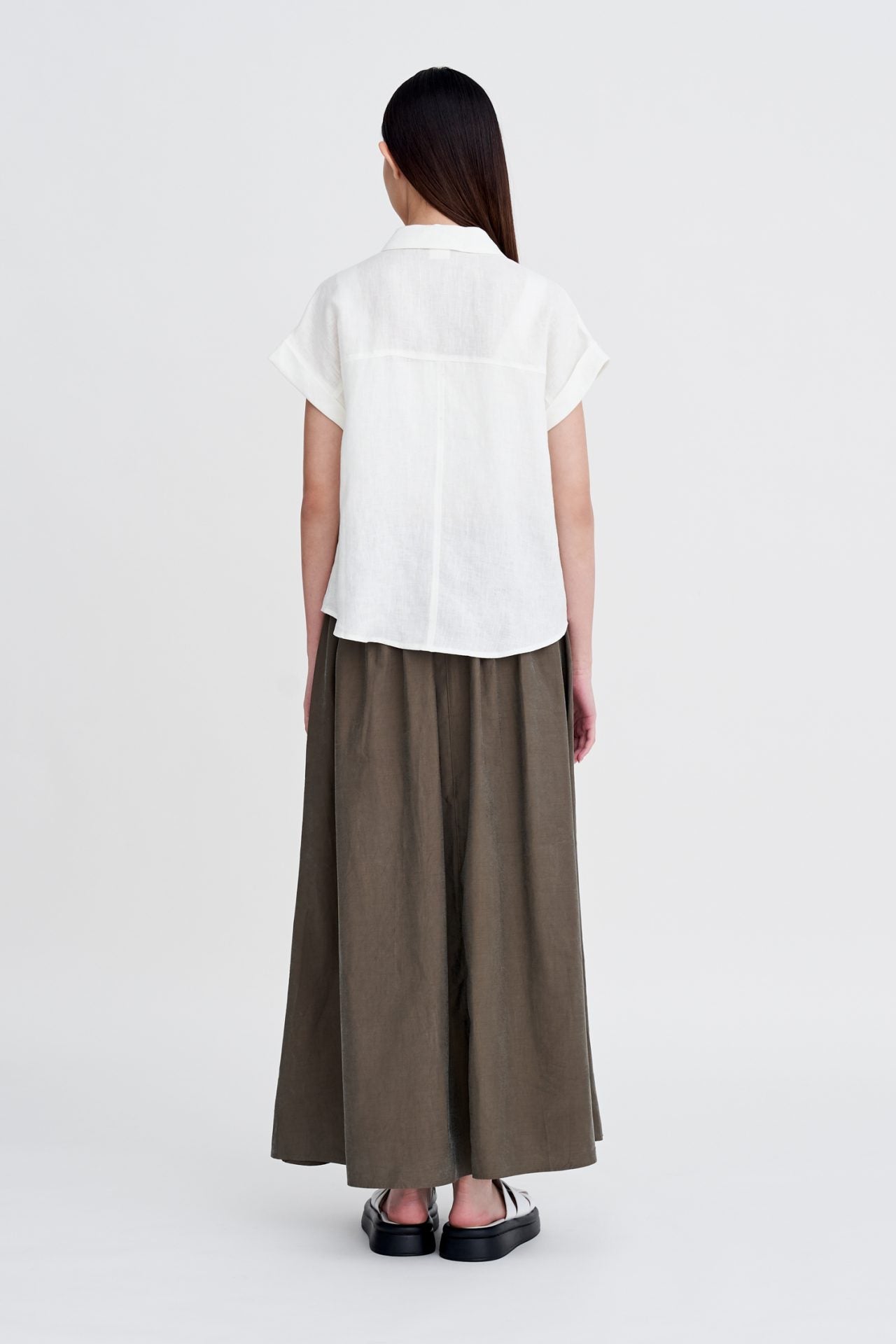 Patch Pocket Circular Skirt