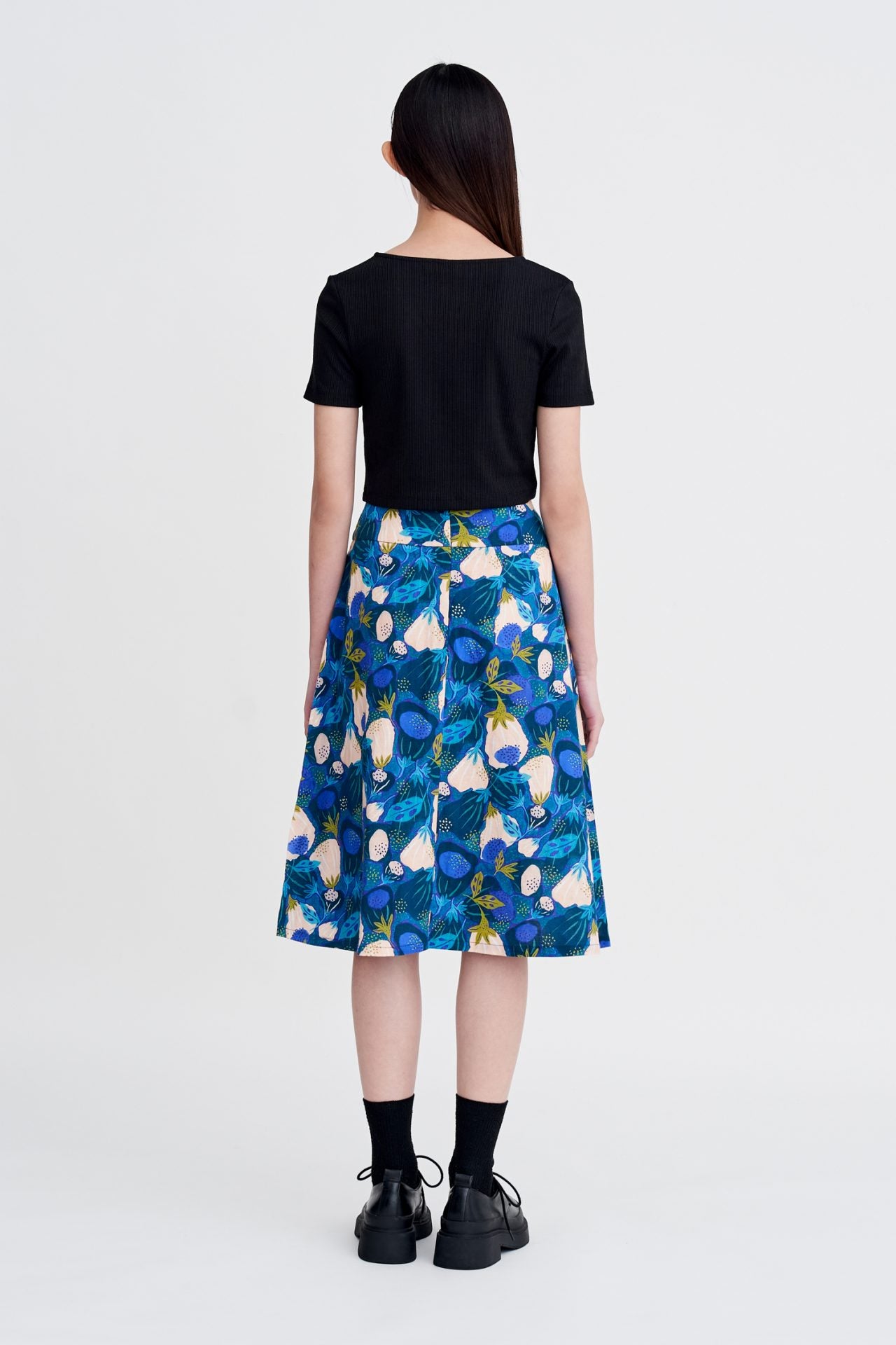 Floral Flared Skirt
