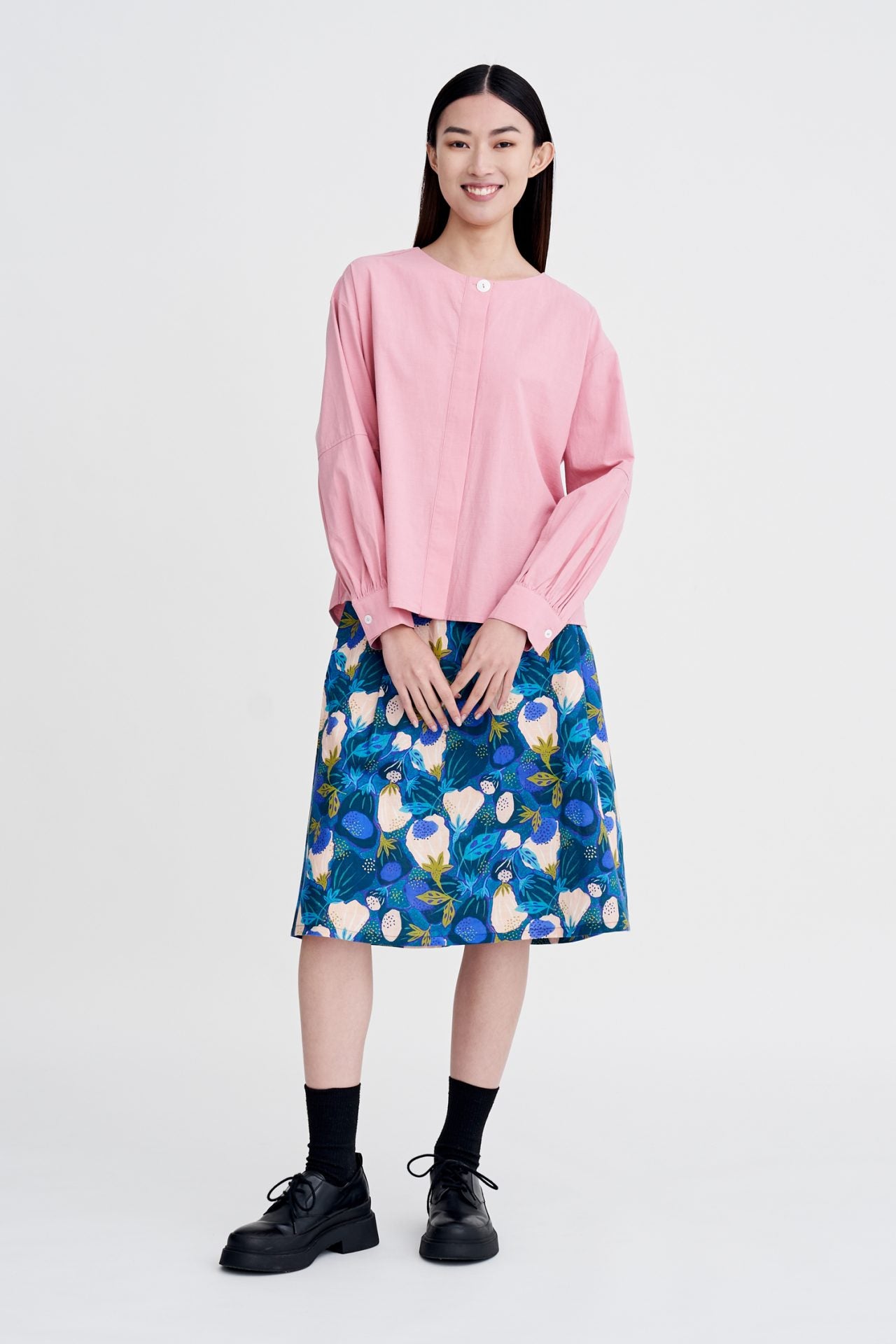 Floral Flared Skirt